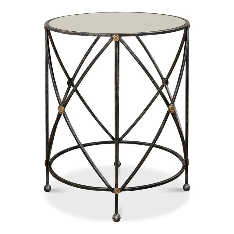 Drum and Fife Modern Side Table For Sale at 1stDibs