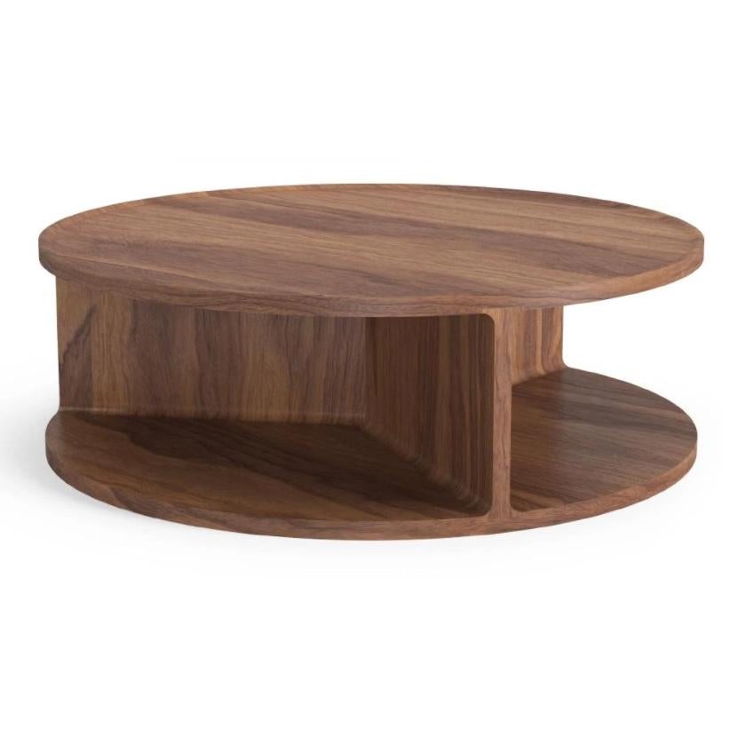 Drum coffee table by Dare Studio
Dimensions: Ø 92 x H 30 cm
Materials: Solid American black walnut

Also available in European white oak in waxed oil timber finish

The drum side and coffee tables are sleek and practical occasional tables