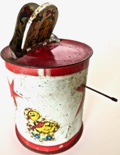 Drum Mechanical Bank, Probably, German, circa 1930
