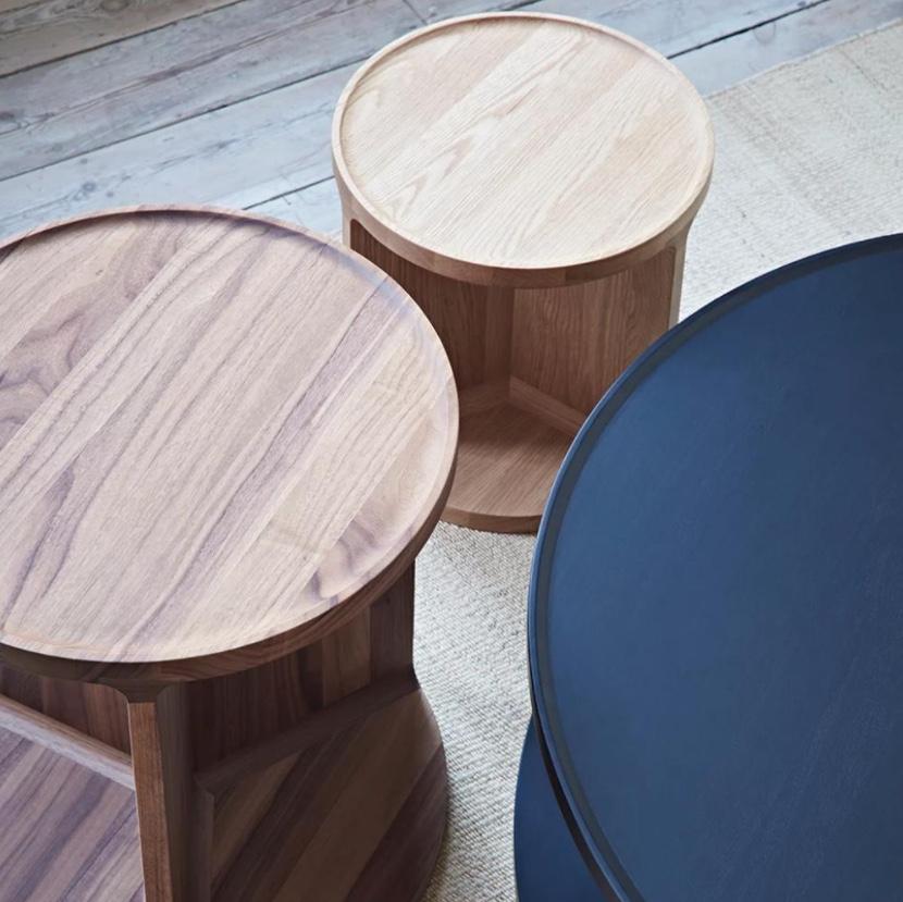 Modern Drum Side Table by Dare Studio