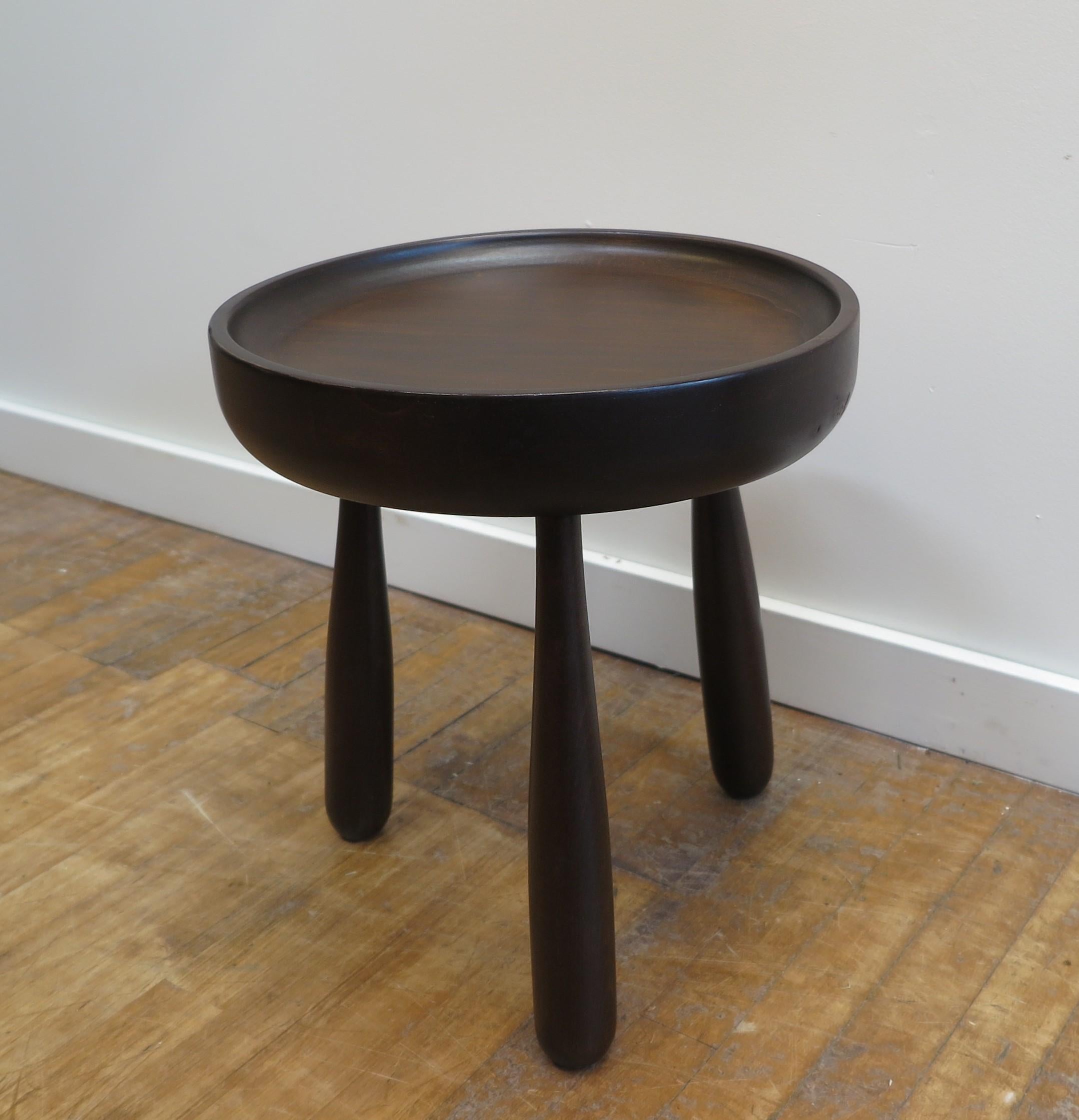 Drum Stick Leg Side Table In Good Condition In New York, NY