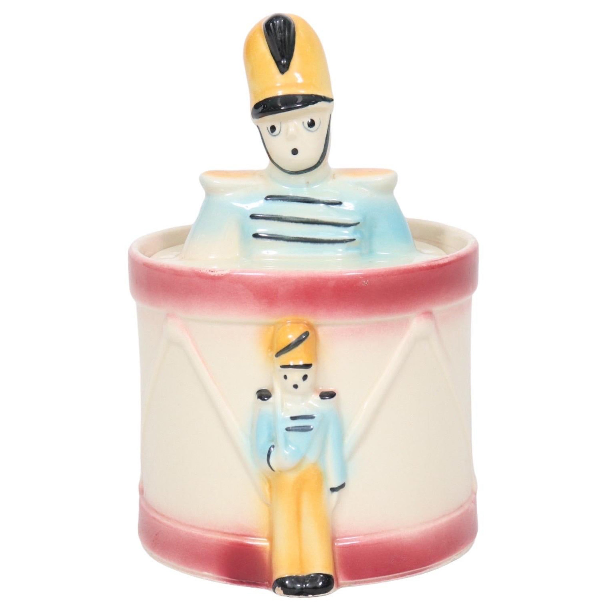 Drummer Cookie Jar by Shawnee Pottery