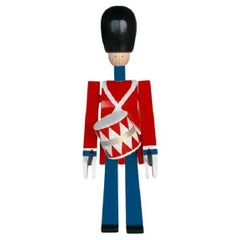 Petit tambour rouge/bleu/blanc   H : 8.9"
