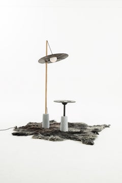 Drumroll Coffe Table in Yak Leather - Nomadic Collection by Joeri Reynaert