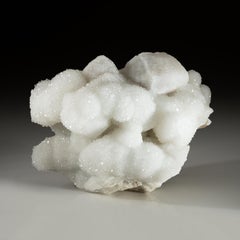 Druzy Snow Quartz Crystal Cluster from Italy