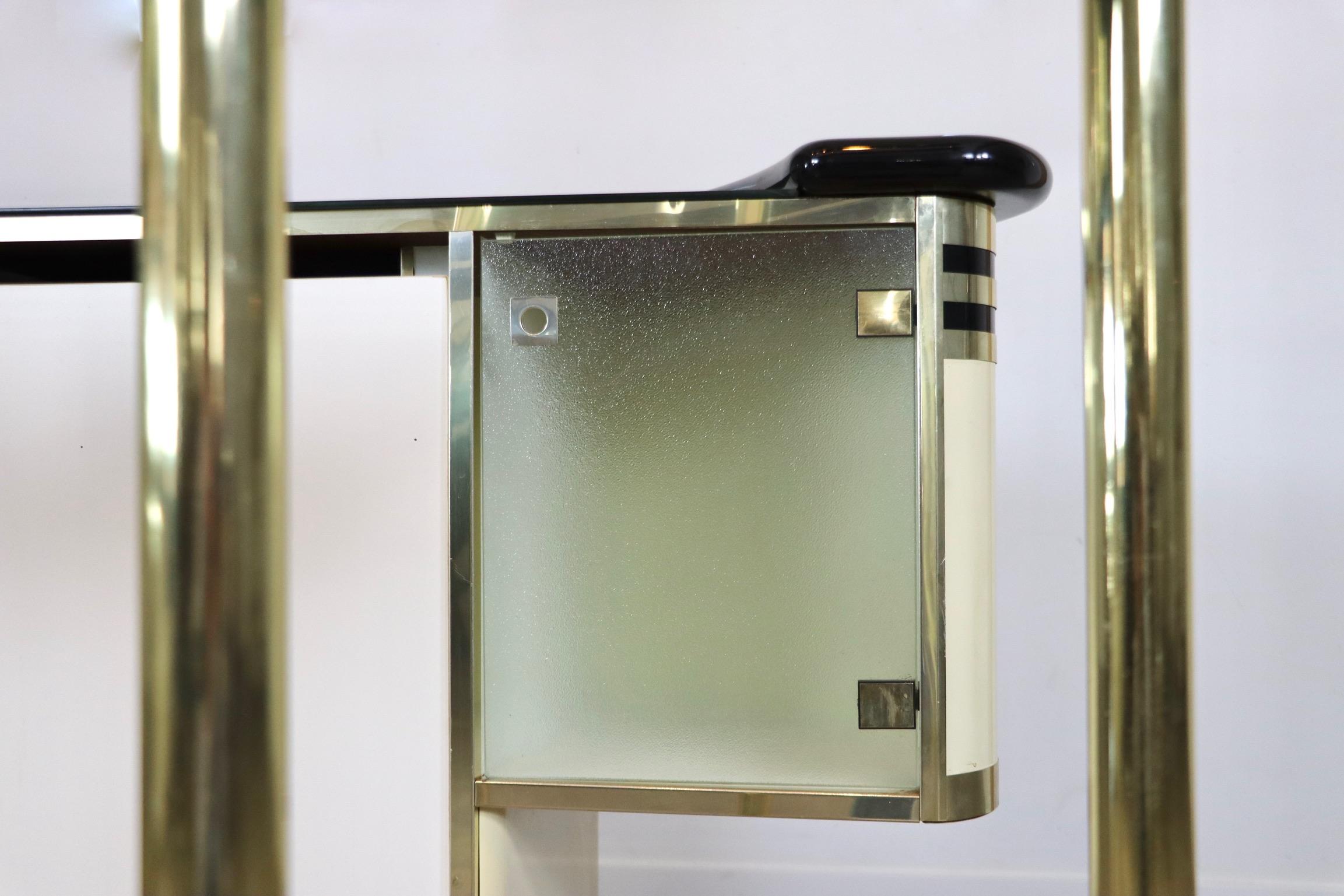 Dry Bar by Guzzini for Stilglass Donati, Italy 1970s 12