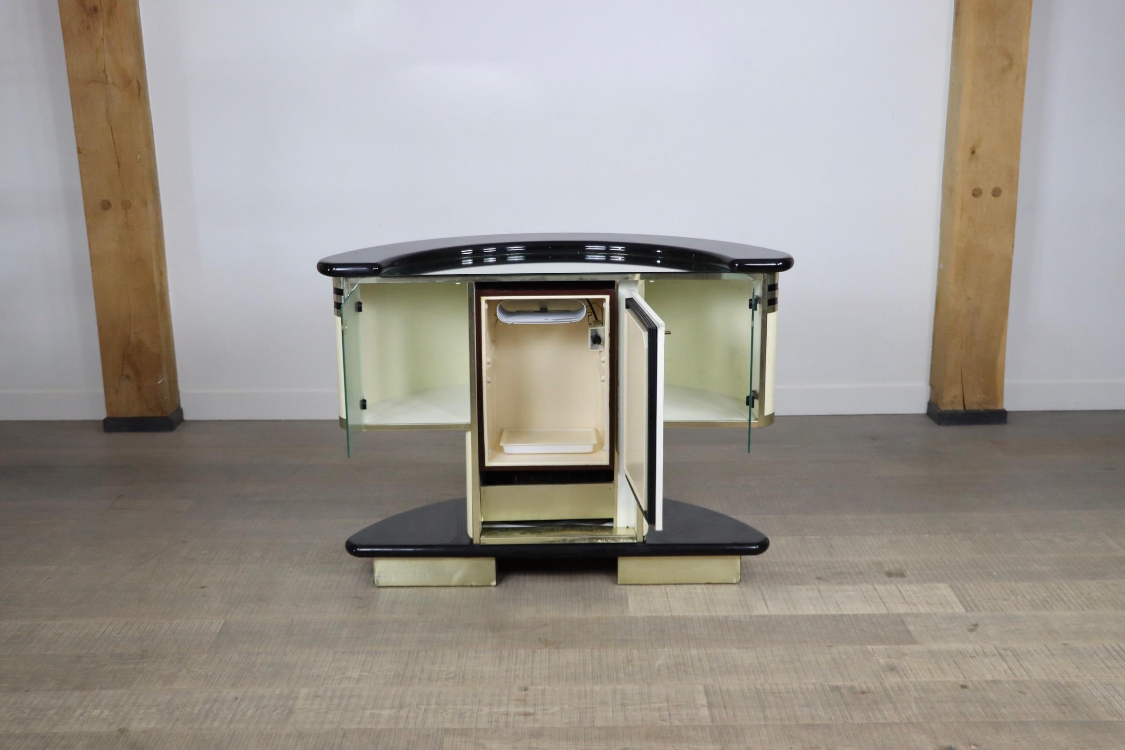 Dry Bar by Guzzini for Stilglass Donati, Italy 1970s 13
