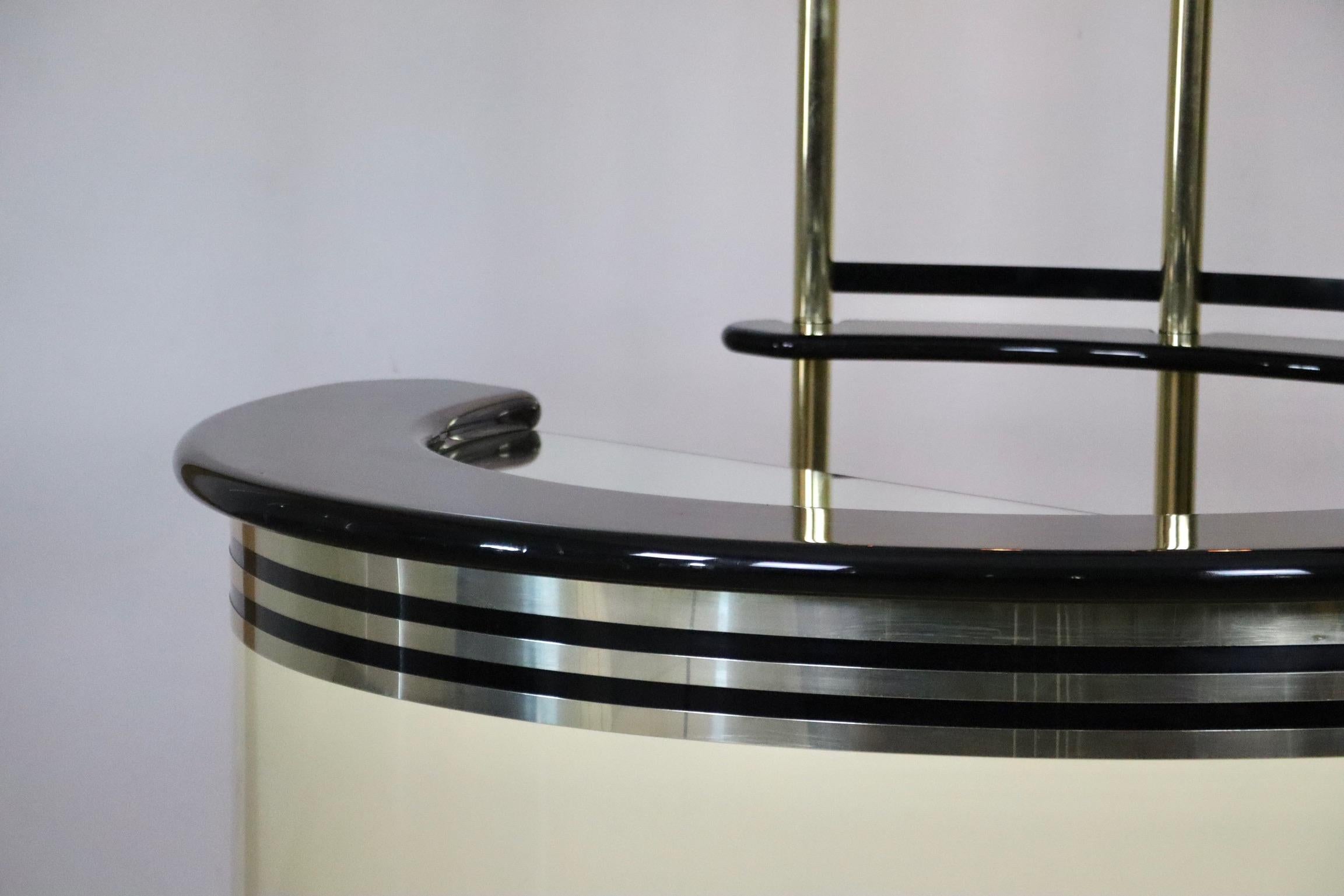 Dry Bar by Guzzini for Stilglass Donati, Italy 1970s 1