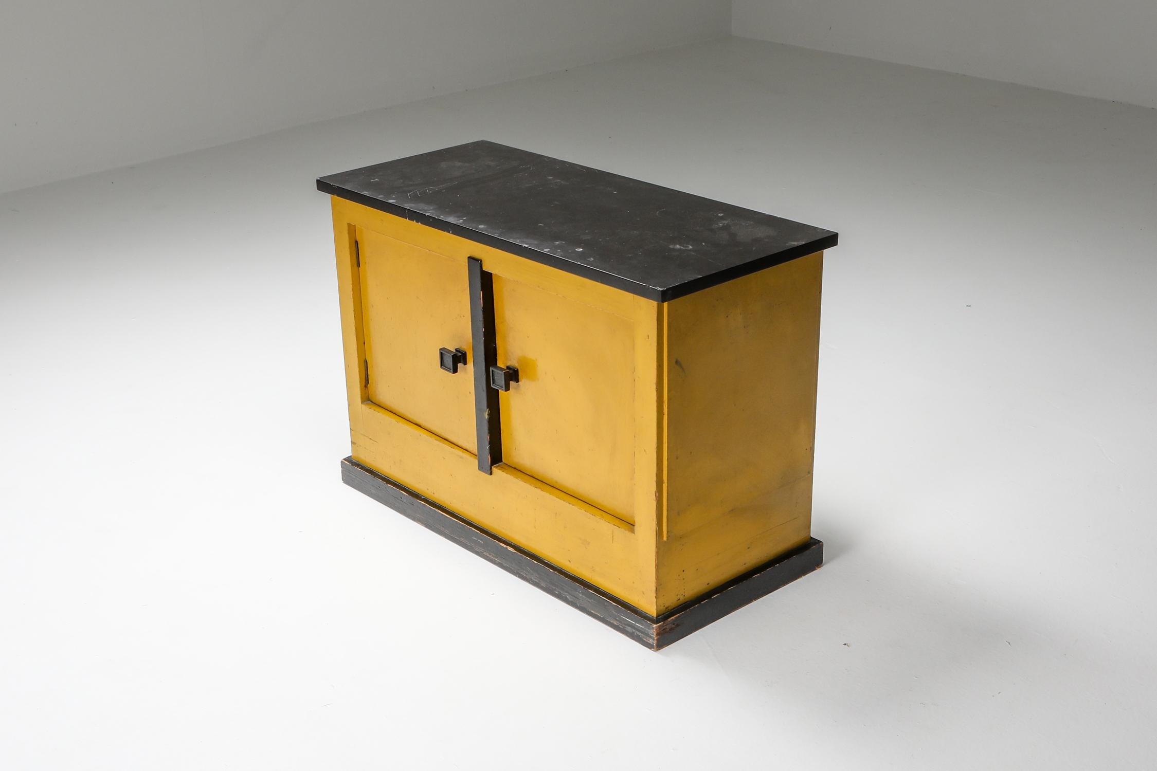 Early 20th Century Dry bar Cabinet by Dutch Modernist H.Wouda 1924