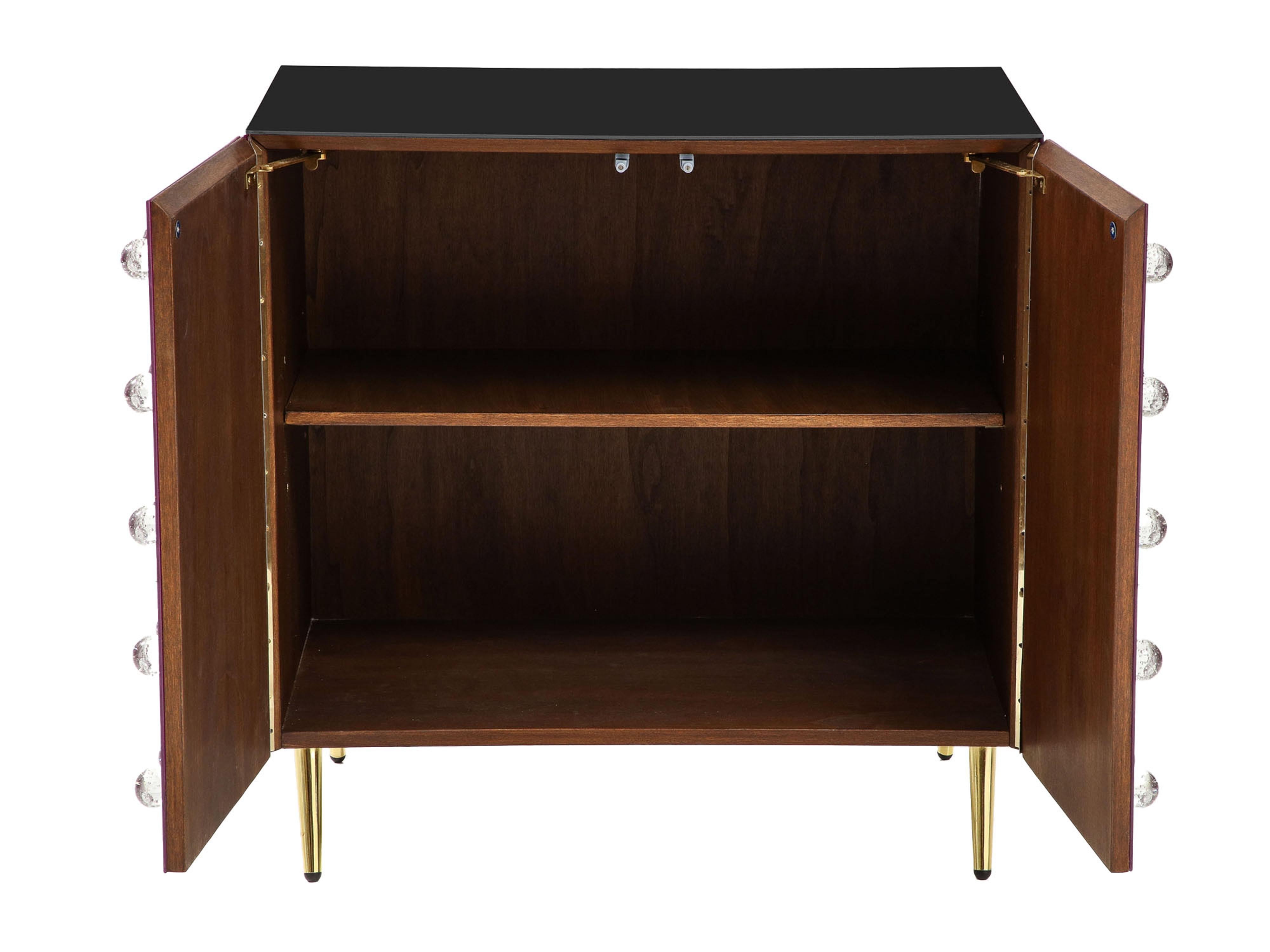 Dry bar Cabinet with  Glass  justfurnituress designer (Moderne der Mitte des Jahrhunderts) im Angebot