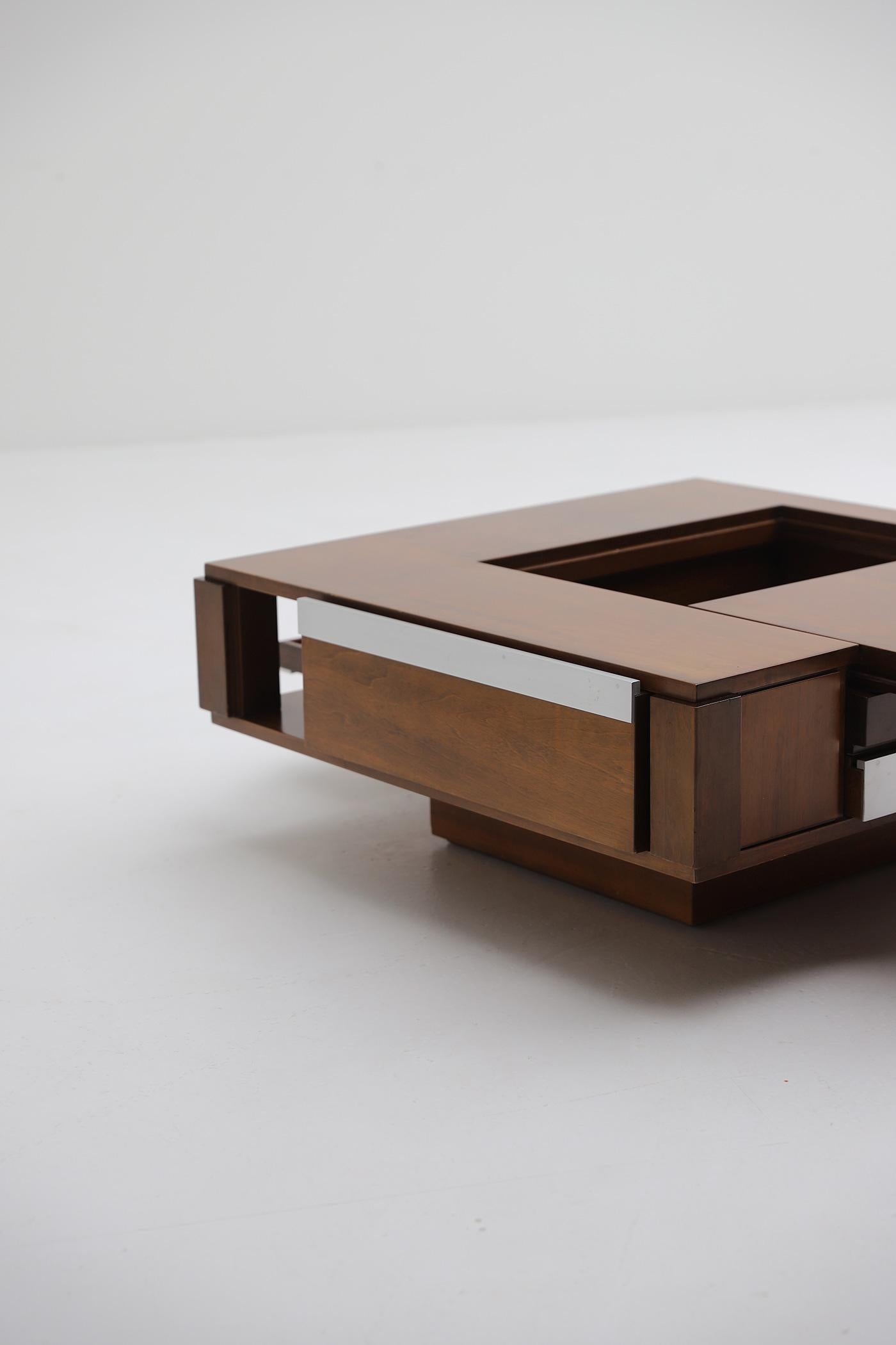 Table basse dry bar par Cesar Augusto Nava, Italie, années 1970 en vente 5