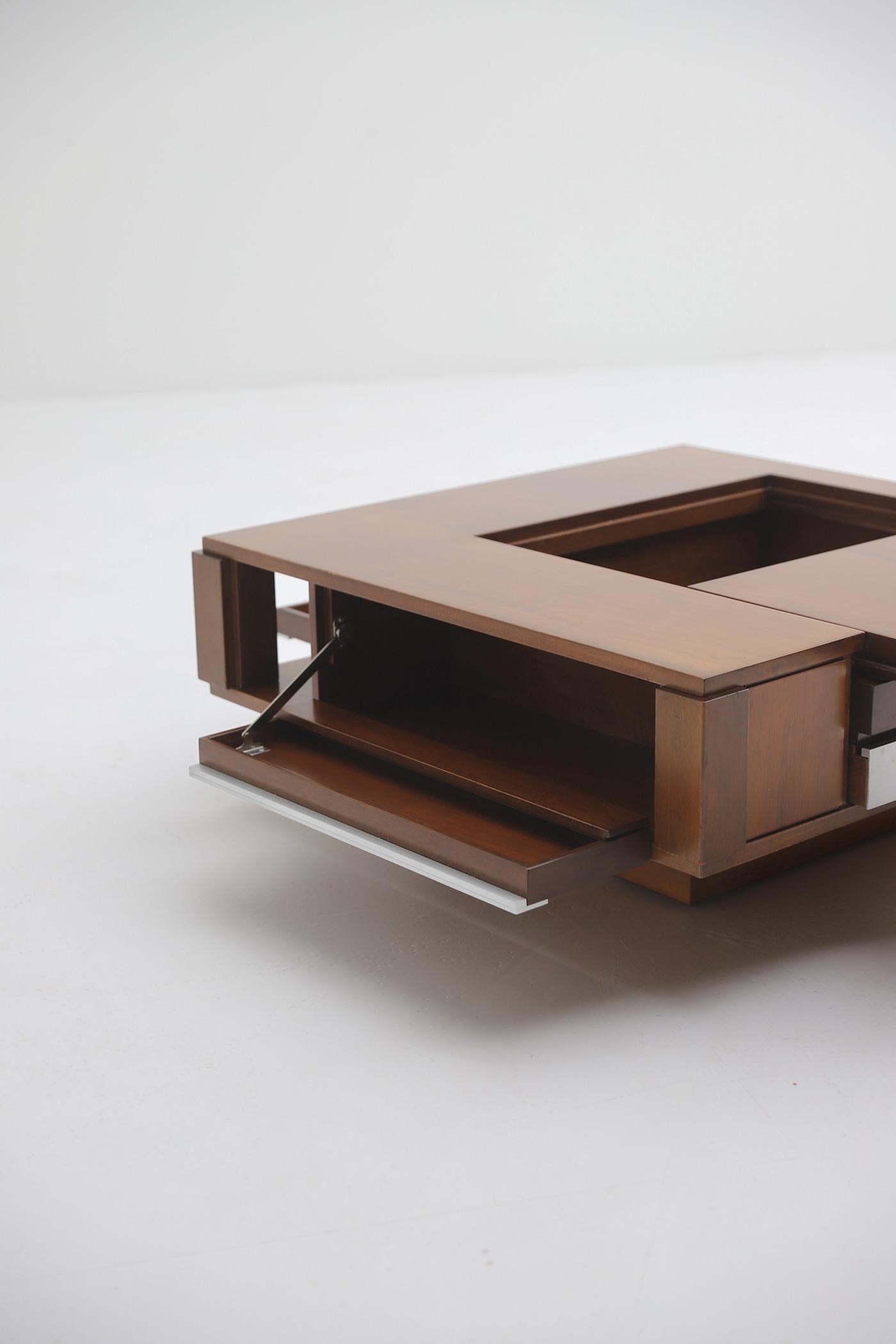 Table basse dry bar par Cesar Augusto Nava, Italie, années 1970 en vente 6