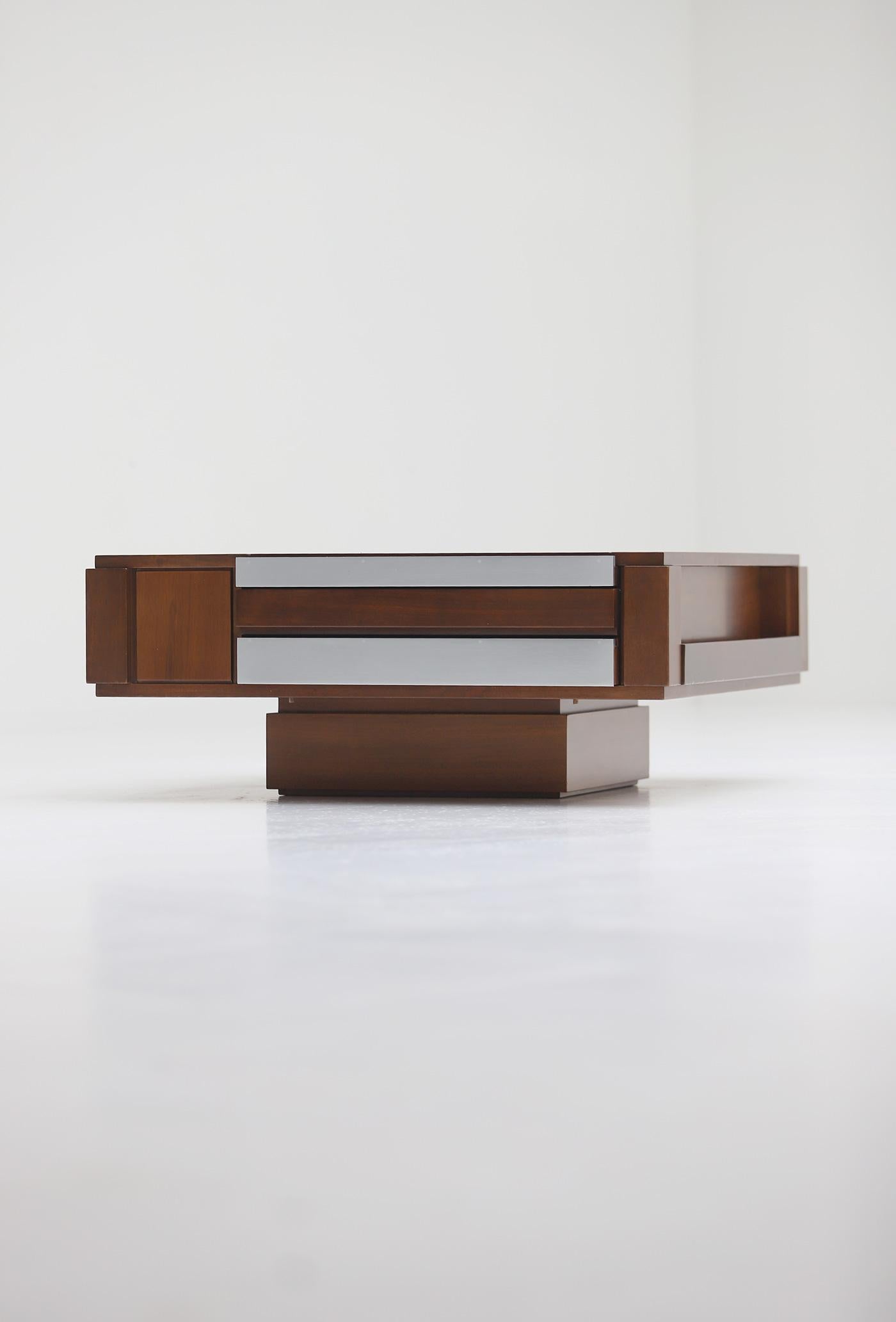Table basse dry bar par Cesar Augusto Nava, Italie, années 1970 en vente 7
