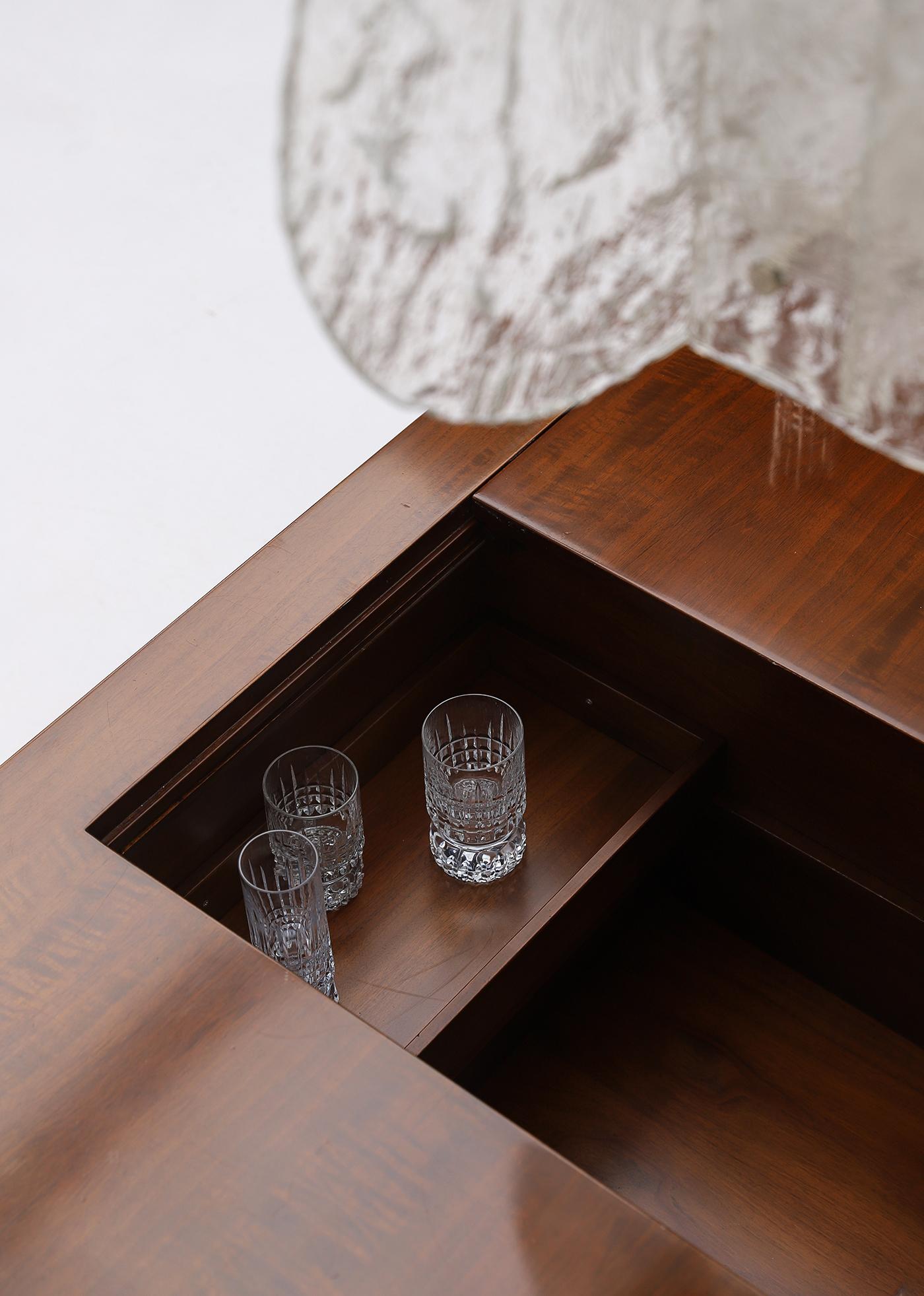 Table basse dry bar par Cesar Augusto Nava, Italie, années 1970 en vente 8