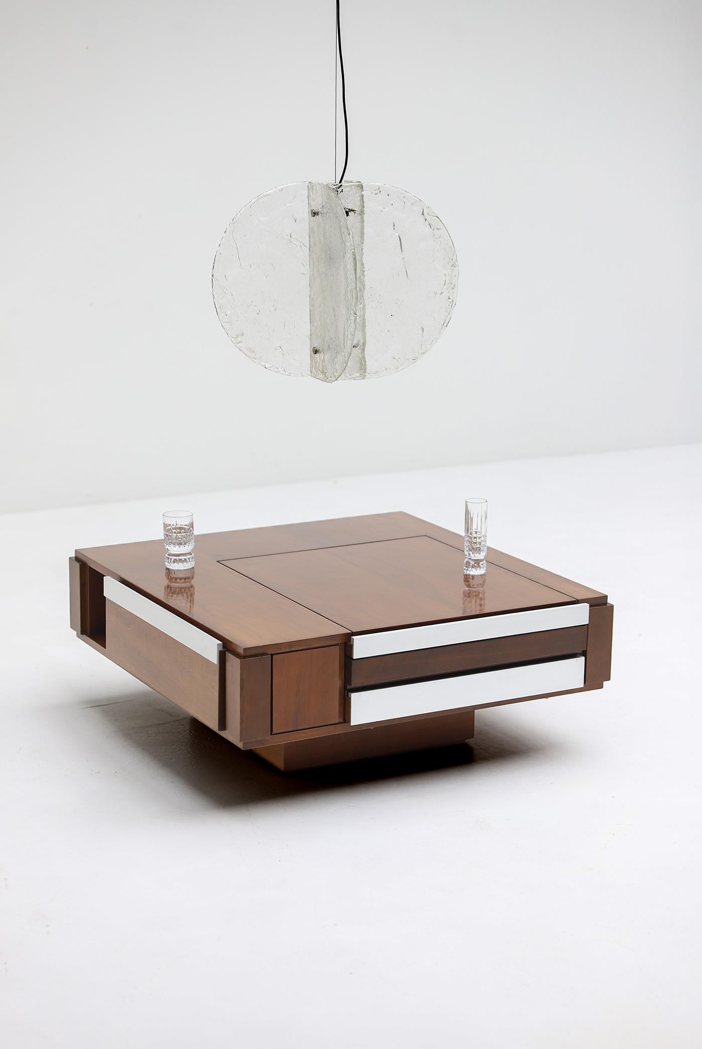Table basse dry bar par Cesar Augusto Nava, Italie, années 1970 en vente 9