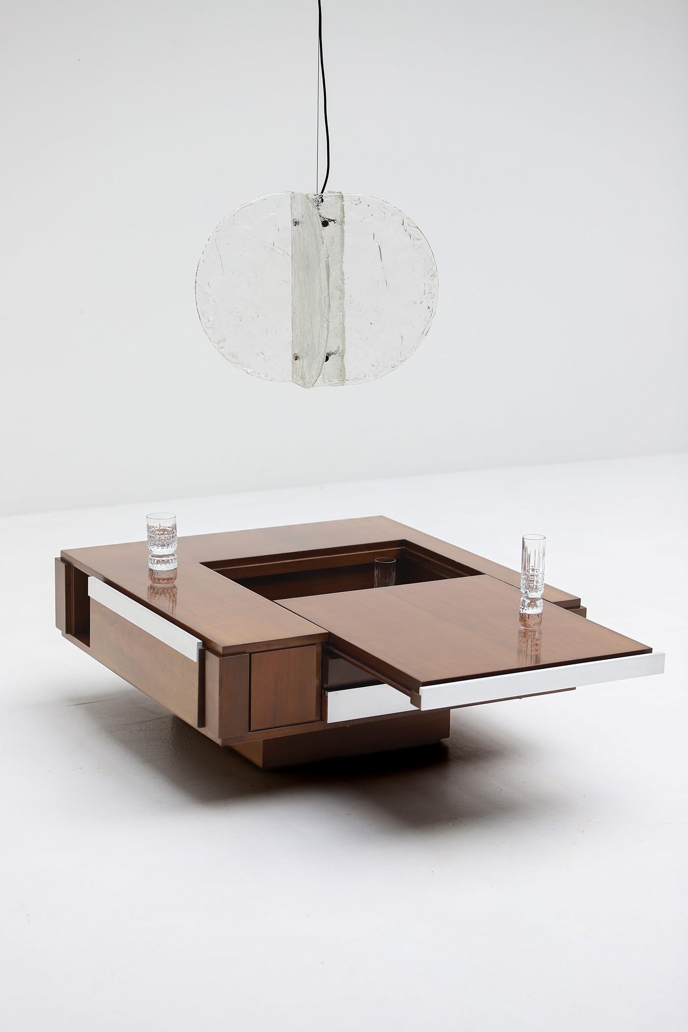Table basse dry bar par Cesar Augusto Nava, Italie, années 1970 en vente 11