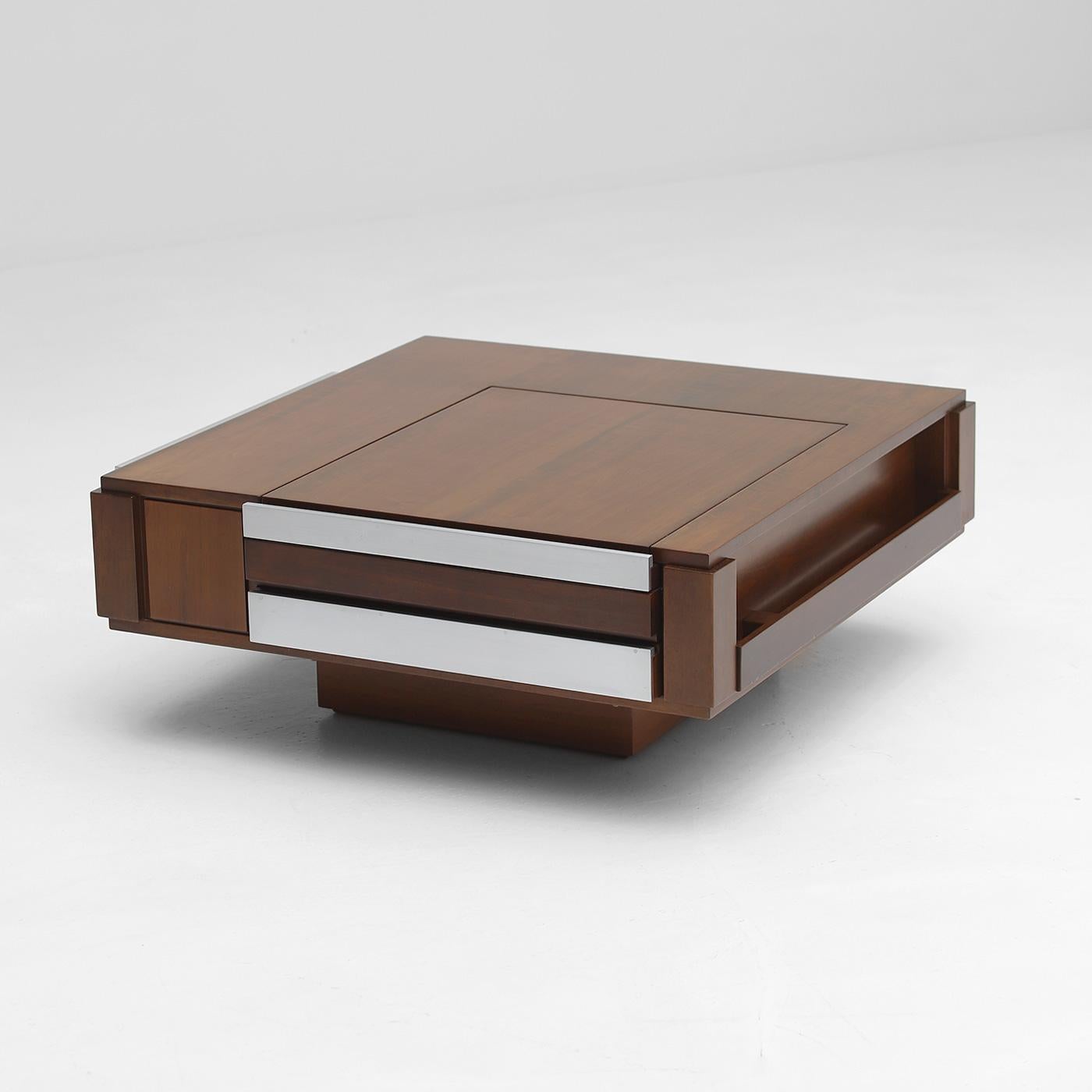 Moderne Table basse dry bar par Cesar Augusto Nava, Italie, années 1970 en vente
