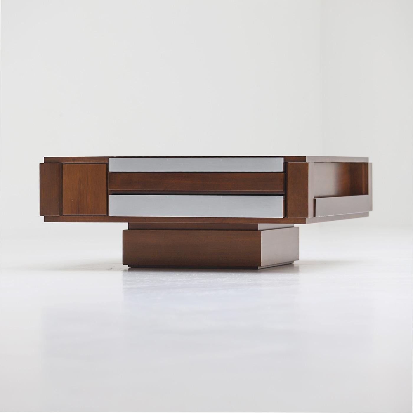 italien Table basse dry bar par Cesar Augusto Nava, Italie, années 1970 en vente