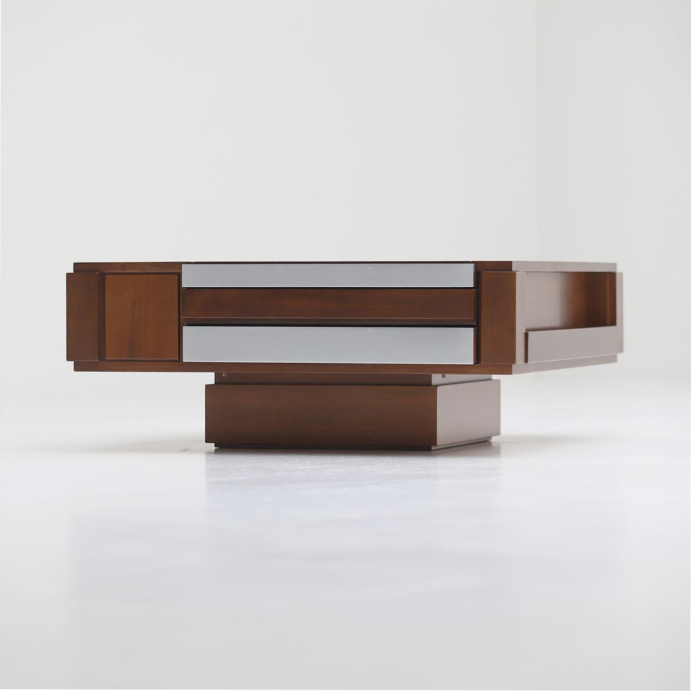 Table basse dry bar par Cesar Augusto Nava, Italie, années 1970 Bon état - En vente à Antwerpen, Antwerp