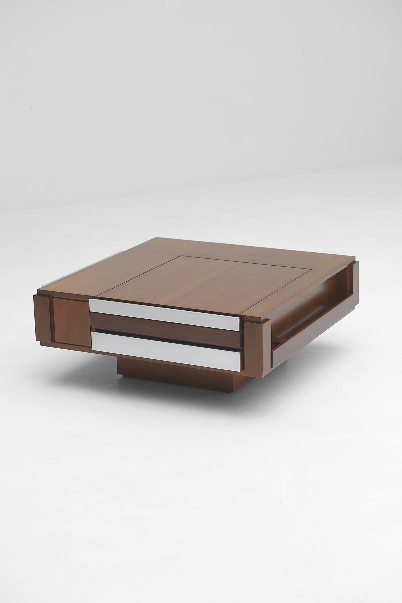 Fin du 20e siècle Table basse dry bar par Cesar Augusto Nava, Italie, années 1970 en vente