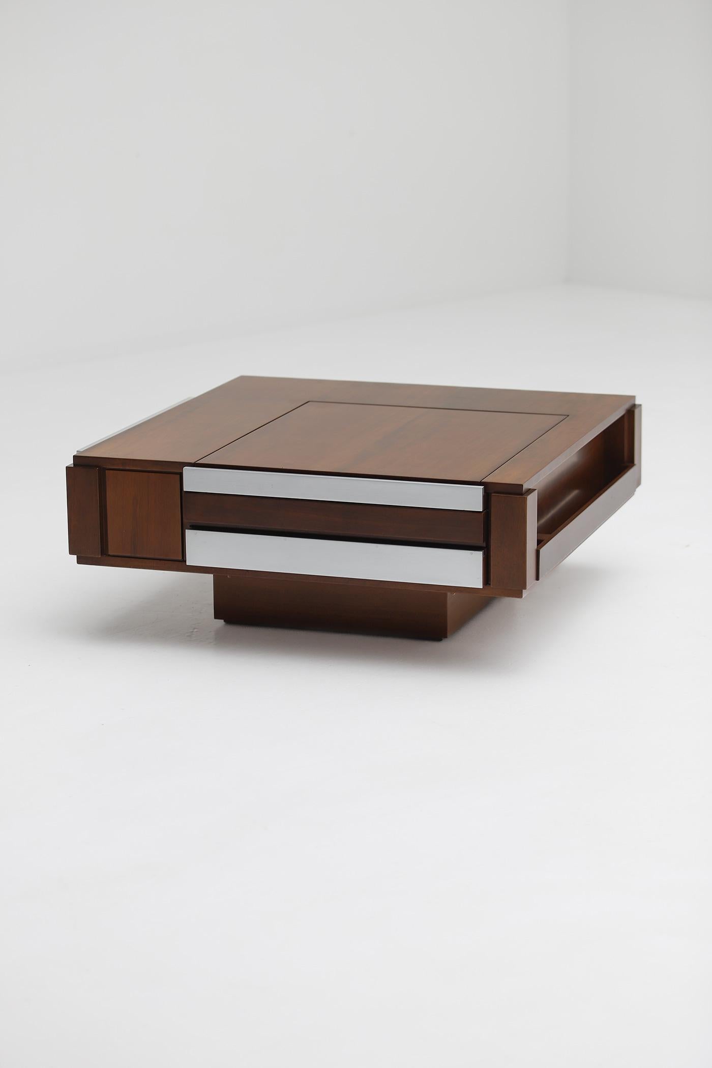 Table basse dry bar par Cesar Augusto Nava, Italie, années 1970 en vente 2