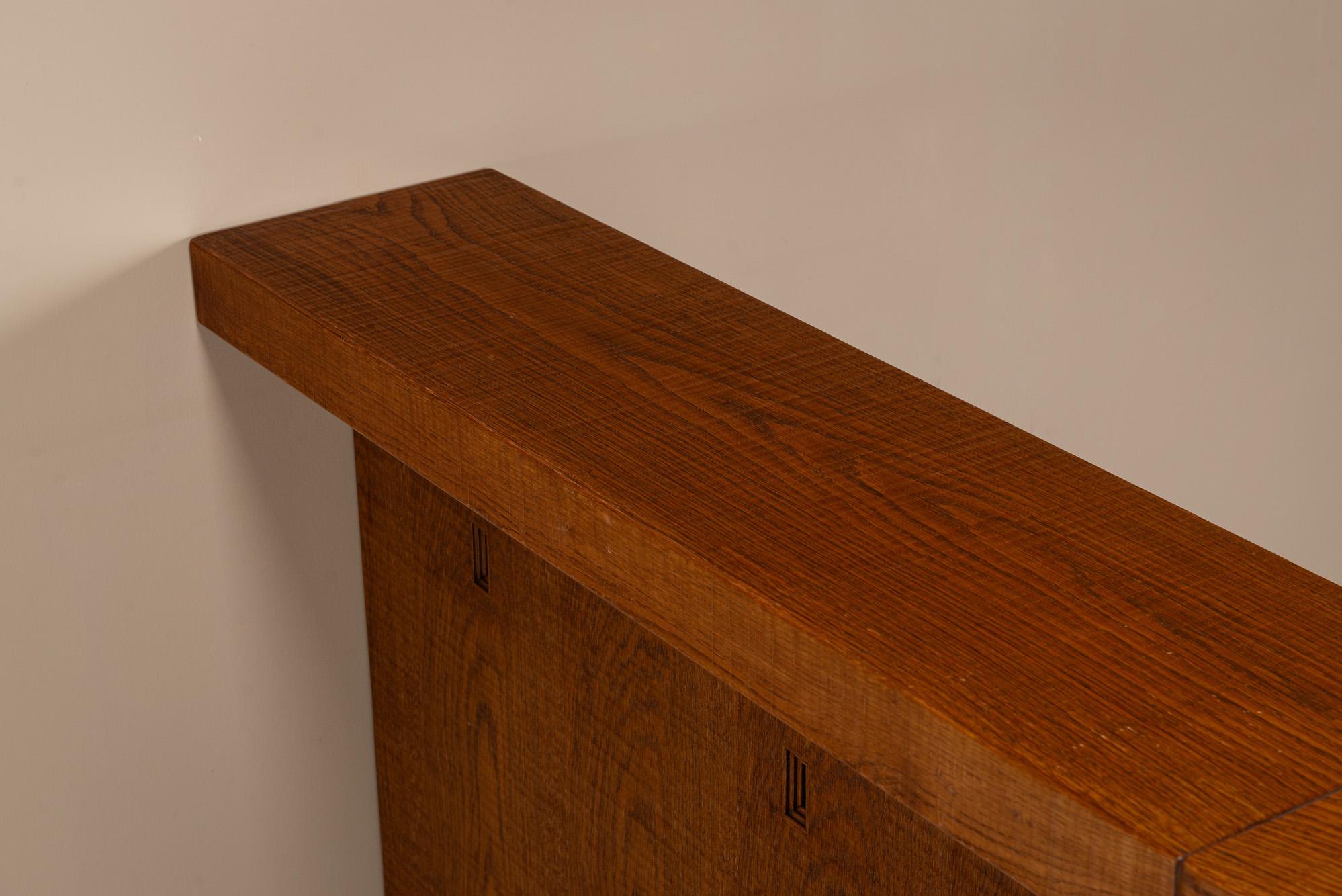 Barra Seca de Roble de Eslavonia de Giuseppe Rivadossi, Italia Década de 1980 en venta 5