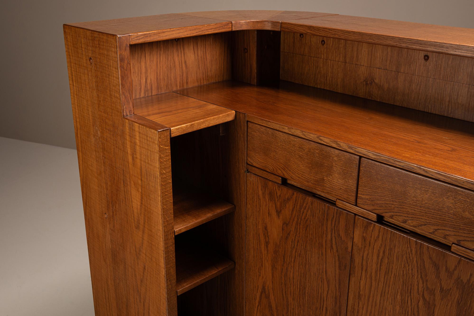 Barra Seca de Roble de Eslavonia de Giuseppe Rivadossi, Italia Década de 1980 en venta 8