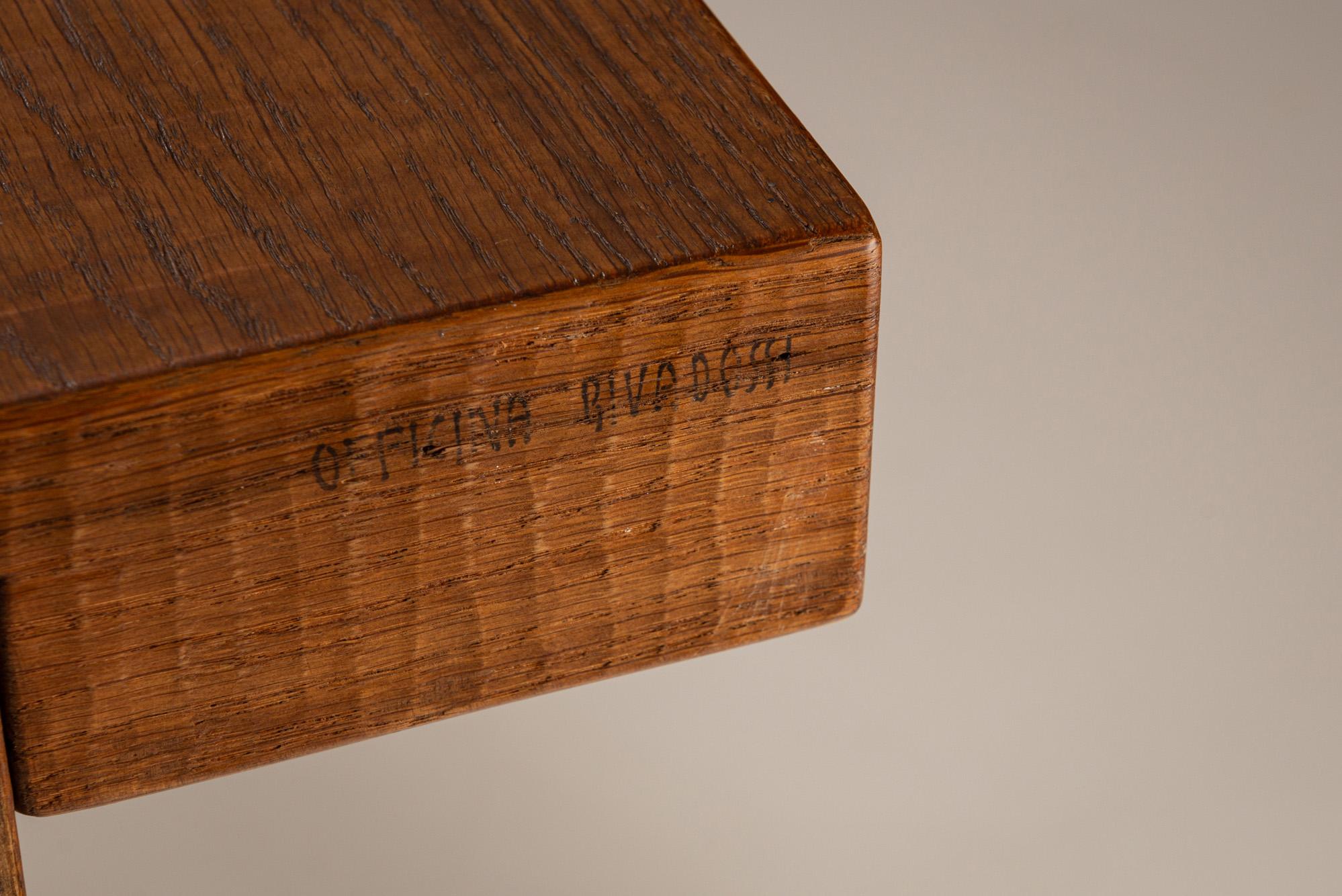 Barra Seca de Roble de Eslavonia de Giuseppe Rivadossi, Italia Década de 1980 en venta 12