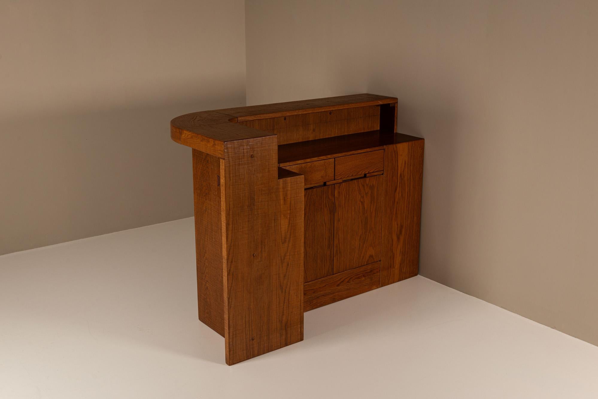 Barra Seca de Roble de Eslavonia de Giuseppe Rivadossi, Italia Década de 1980 en venta 2