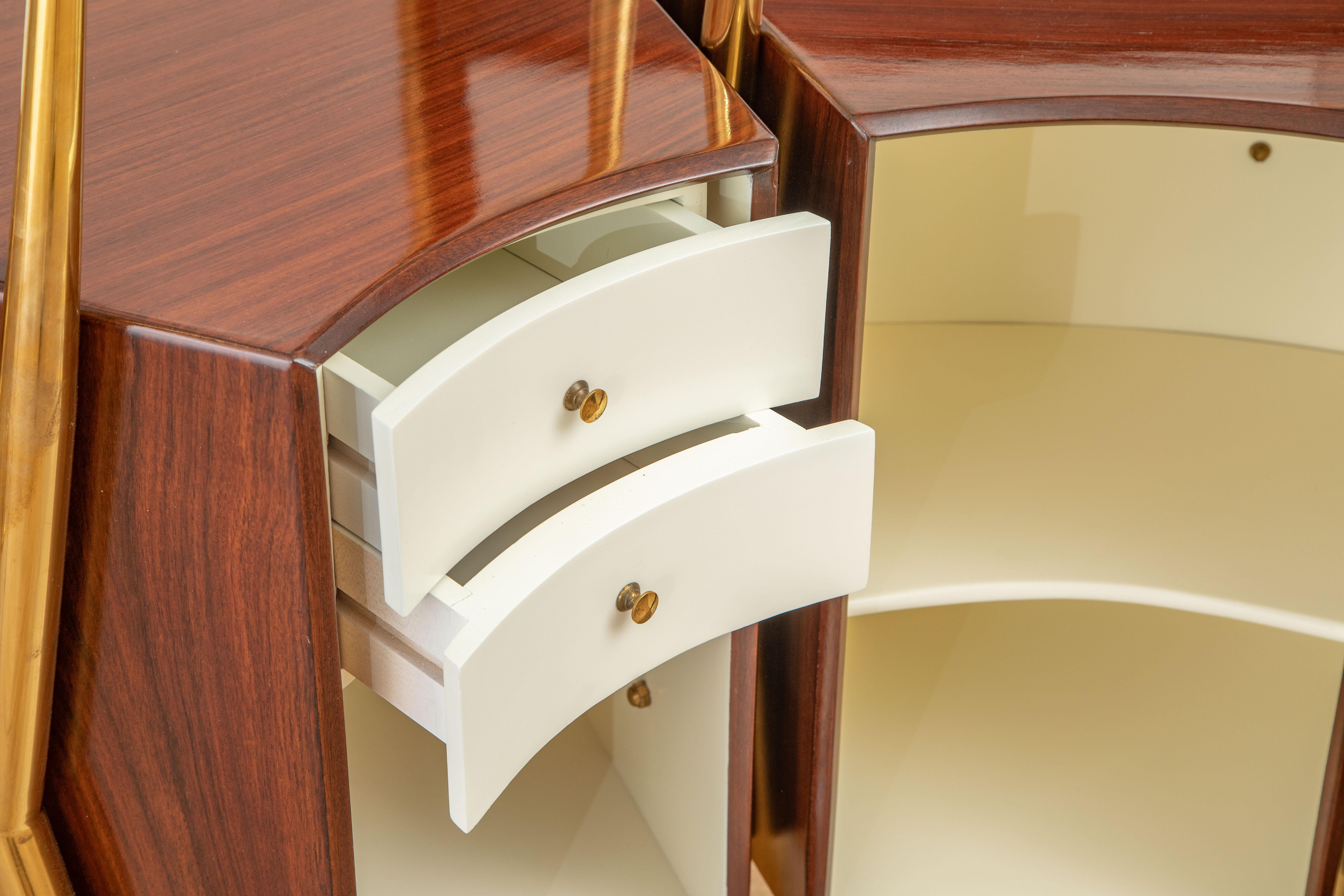 Dry Bar Suite, in the style of Gio Ponti, Italy 1950 6