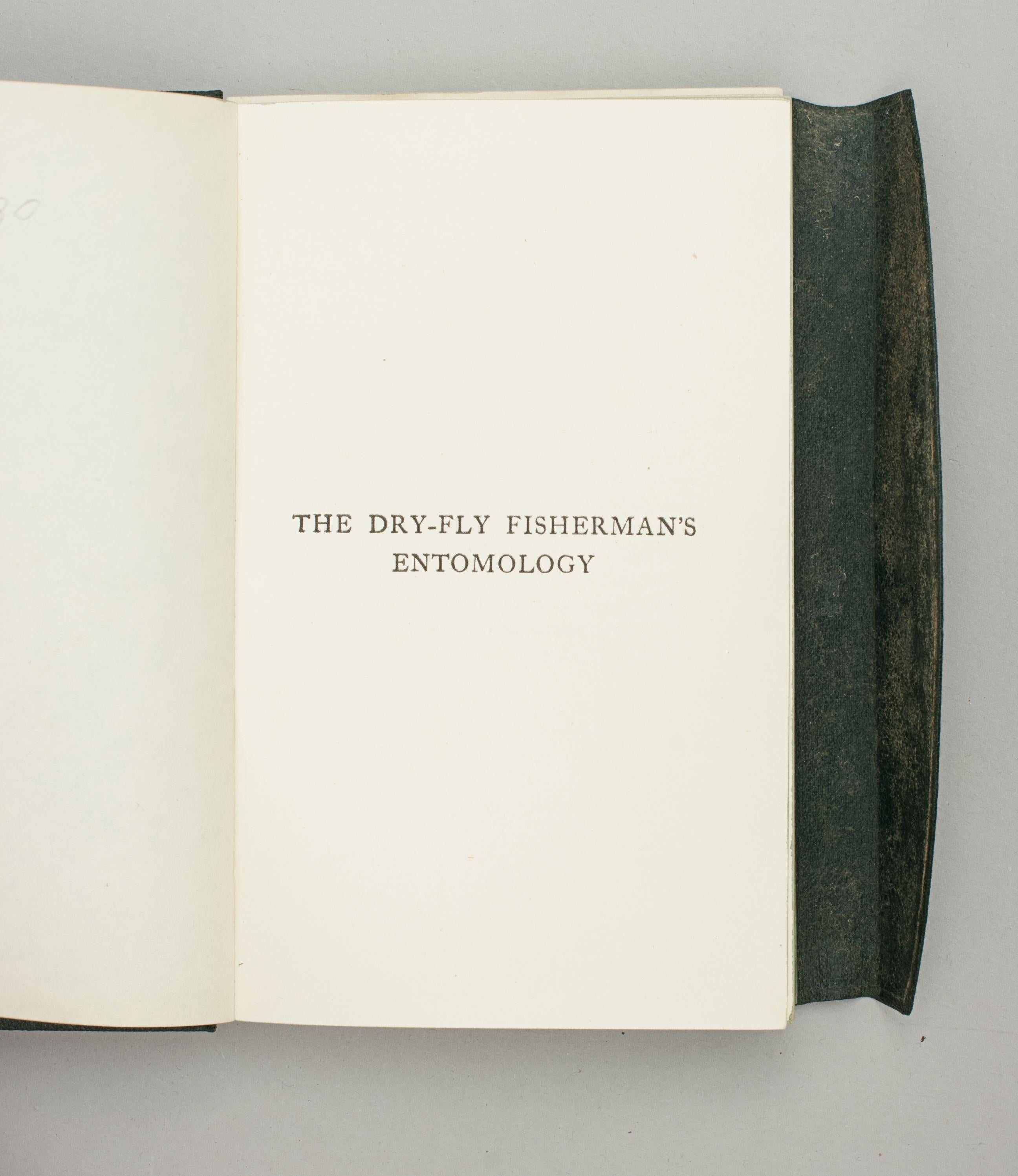 Dry Fly Fisherman's Entomology Book by Martin E. Mosely at 1stDibs