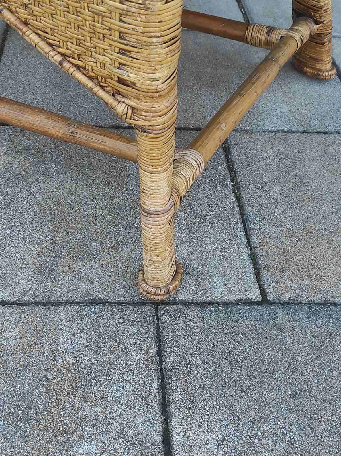 Dryad and Co UK Sedia longuette in rattan anni '20 in vendita 3
