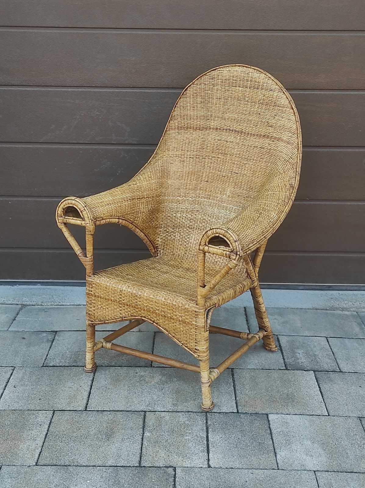 Dryad and Co. Sedia Longue Rattan Regno Unito anni '20