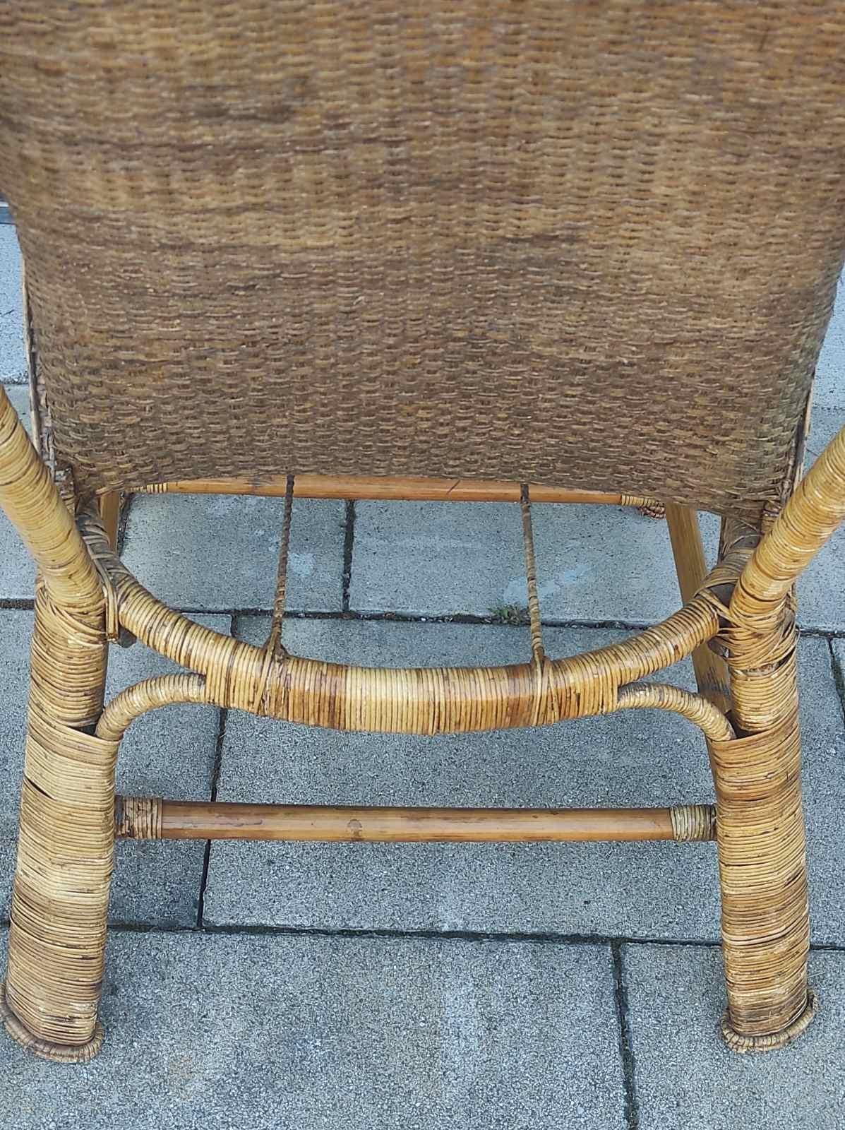 Dryad and Co UK Sedia longuette in rattan anni '20 in vendita 1