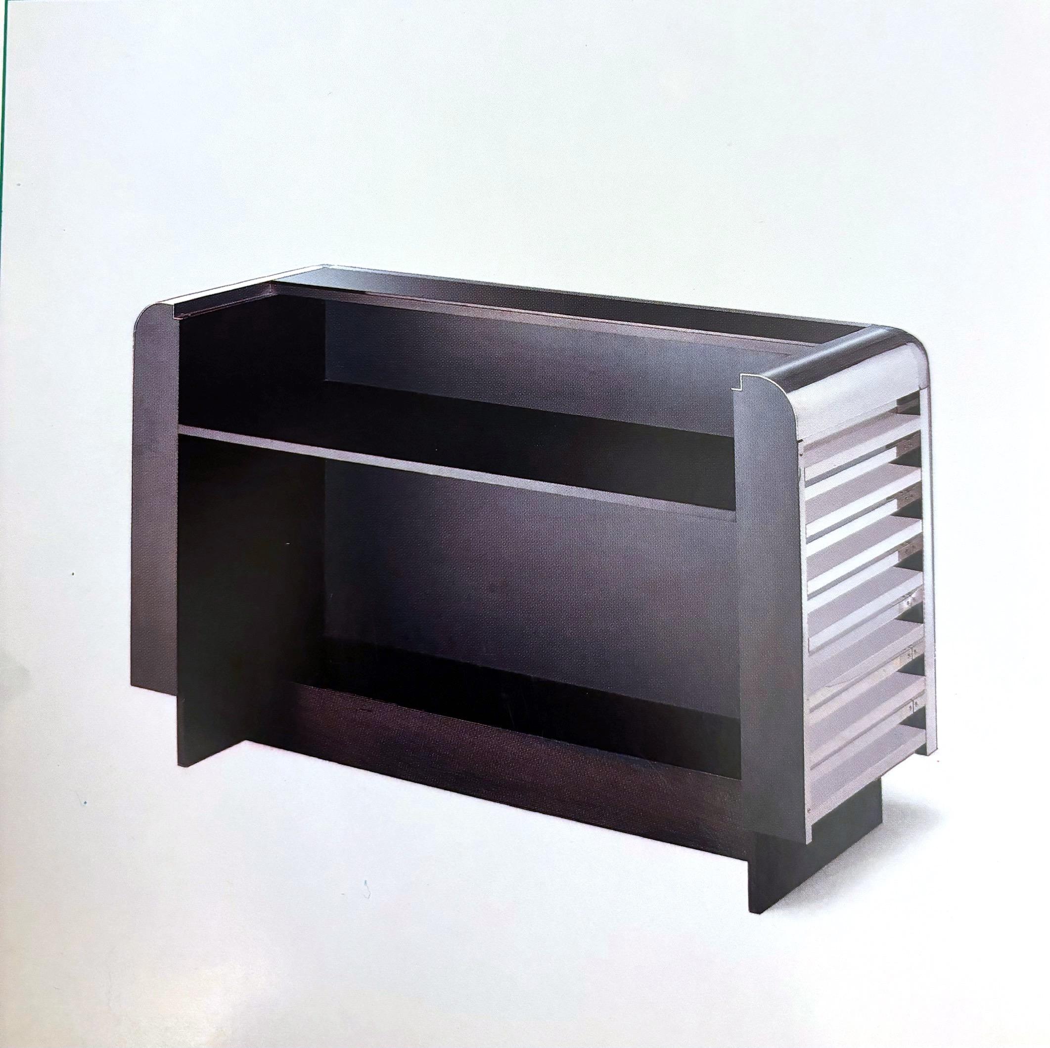Post-Modern Drybar 'Counter' by Rodney Kinsman for Bieffeplast, Italy For Sale