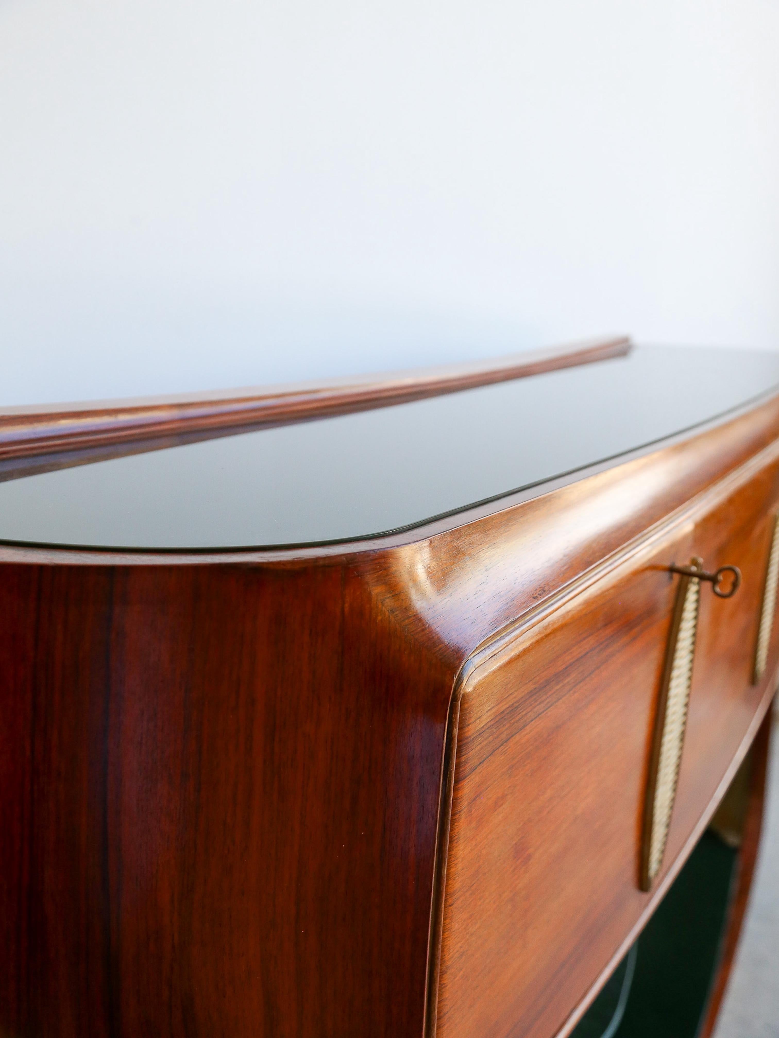 Drybar & Sideboard by Vittorio Dassi for Palazzi dell'Arte Cantù 1950s In Good Condition For Sale In Byron Bay, NSW