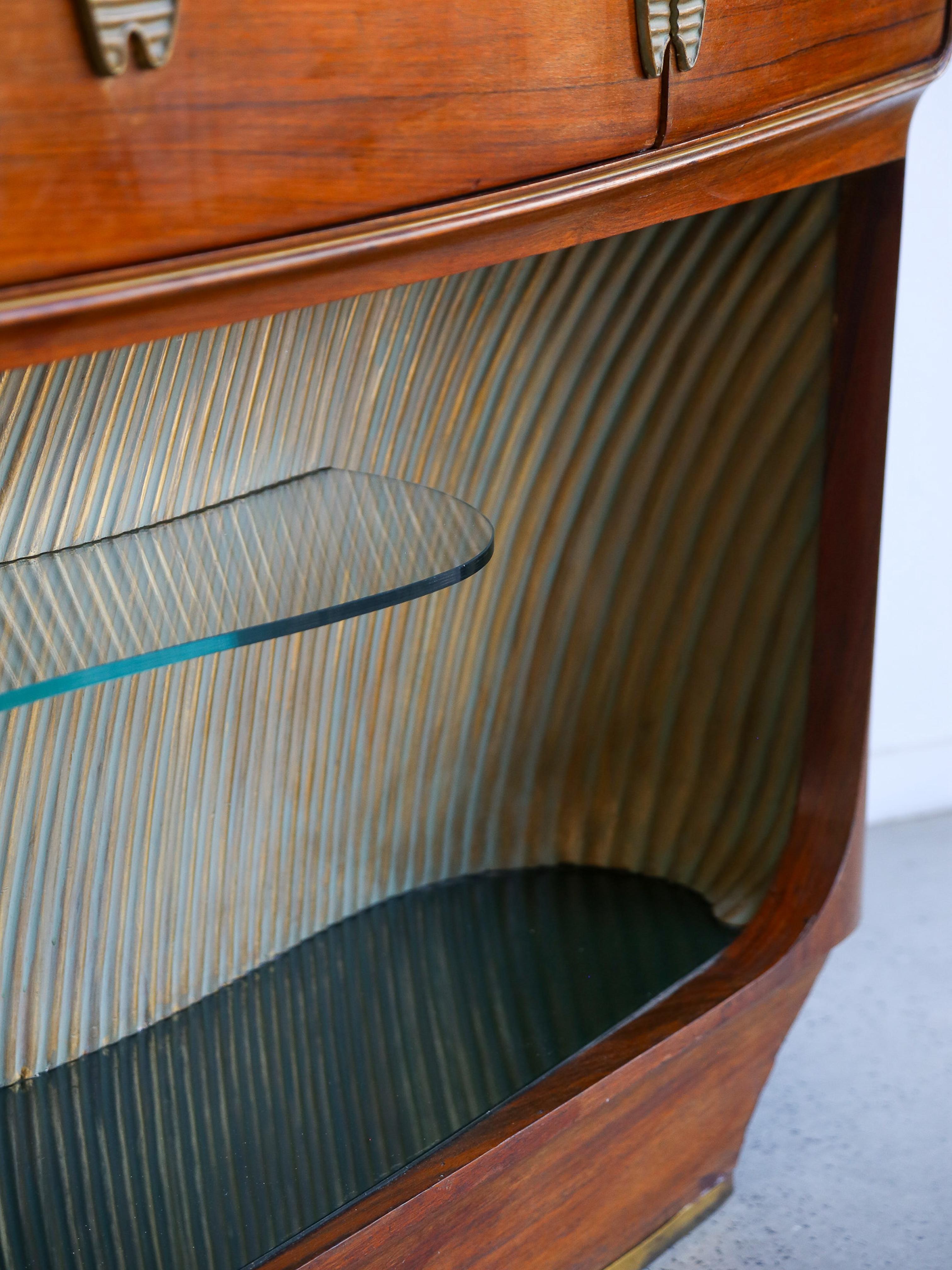 Drybar & Sideboard by Vittorio Dassi for Palazzi dell'Arte Cantù 1950s For Sale 2