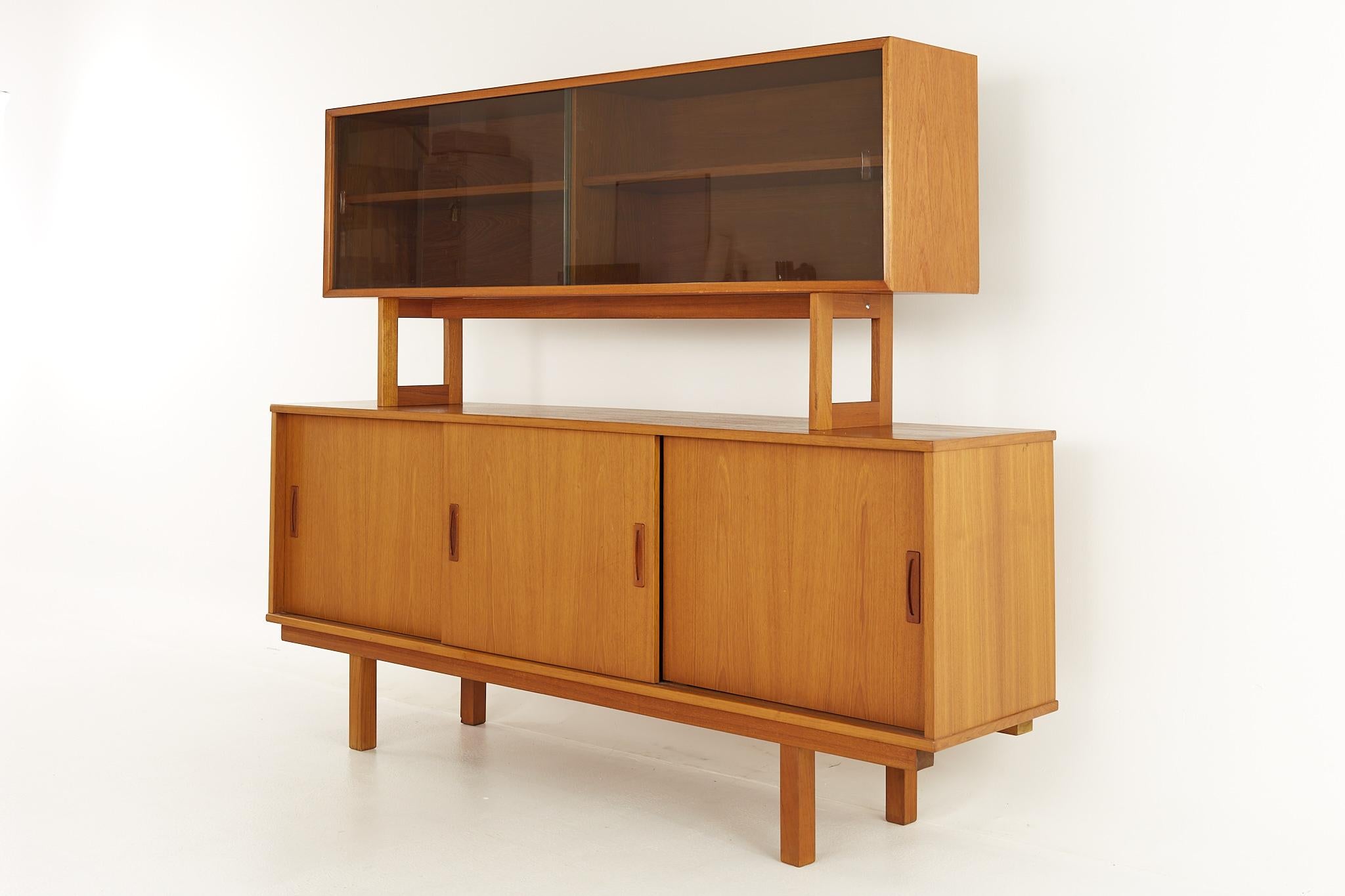 danish teak buffet and hutch