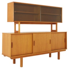 Drylund Danish Mid Century Teak Buffet and Hutch