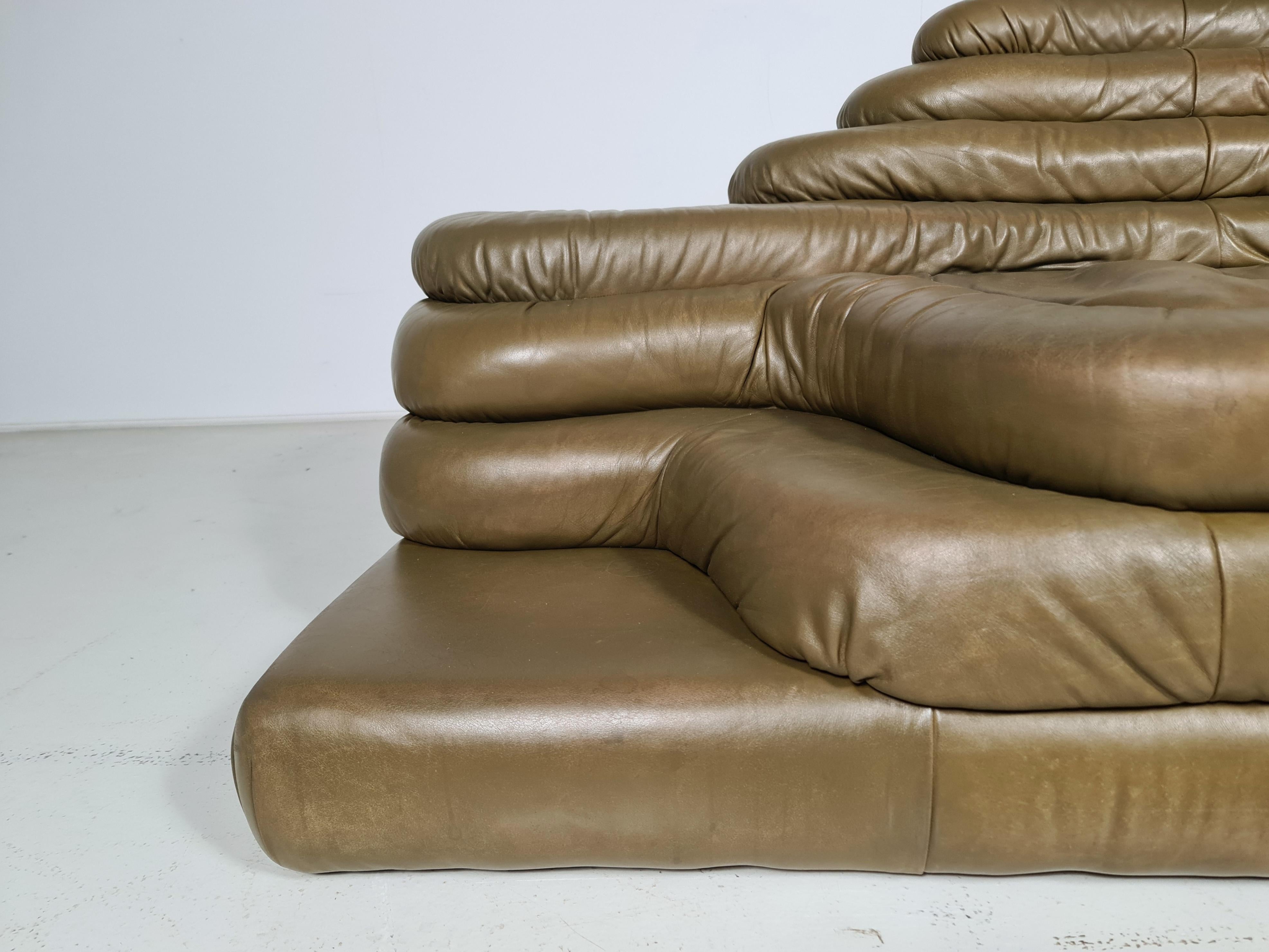 Ds-1025 Terrazza Sofa  by Ubald Klug for De Sede, 1970s In Good Condition In amstelveen, NL