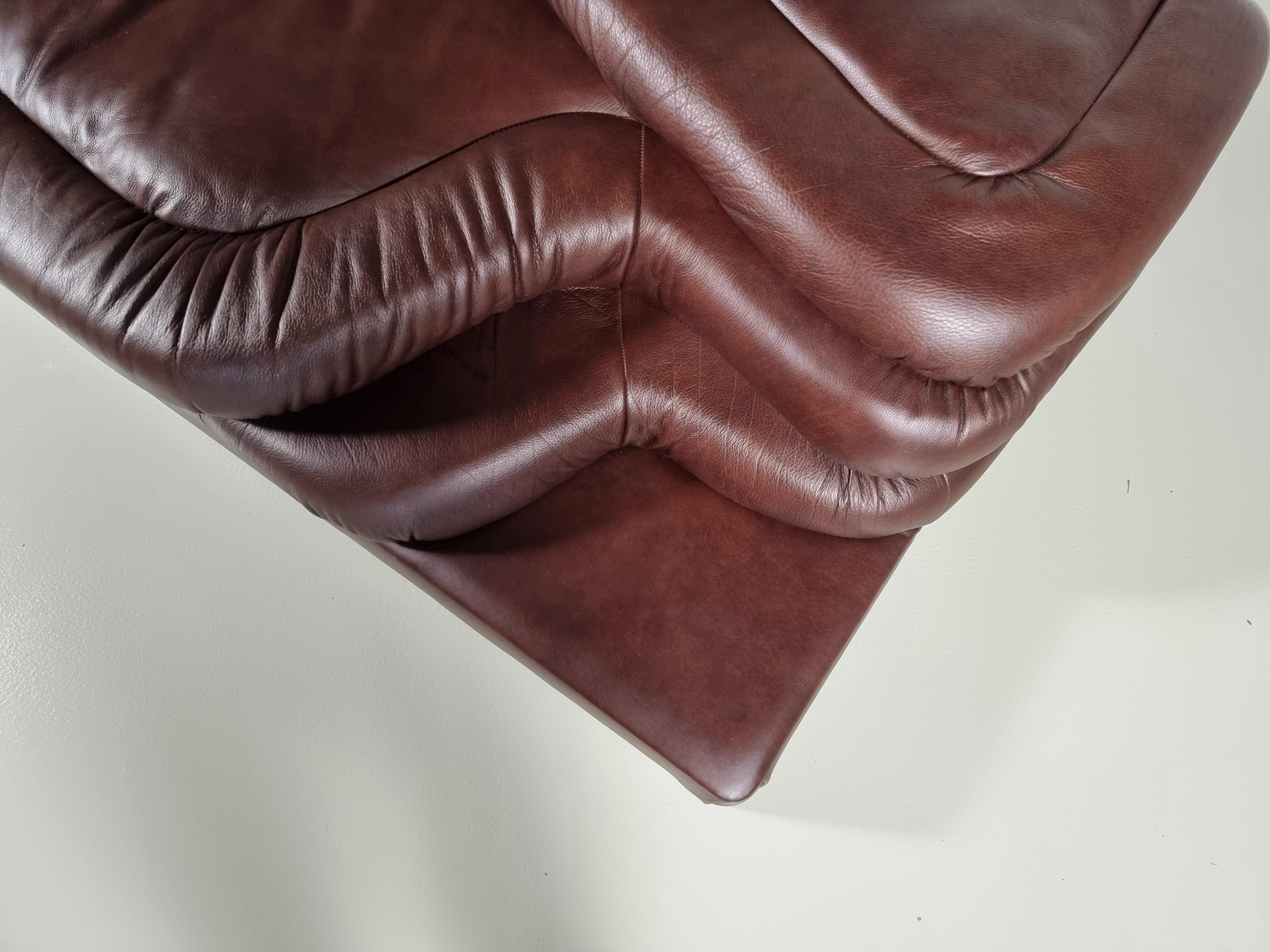 Leather Ds-1025 Terrazza Sofa by Ubald Klug for De Sede, 1990s