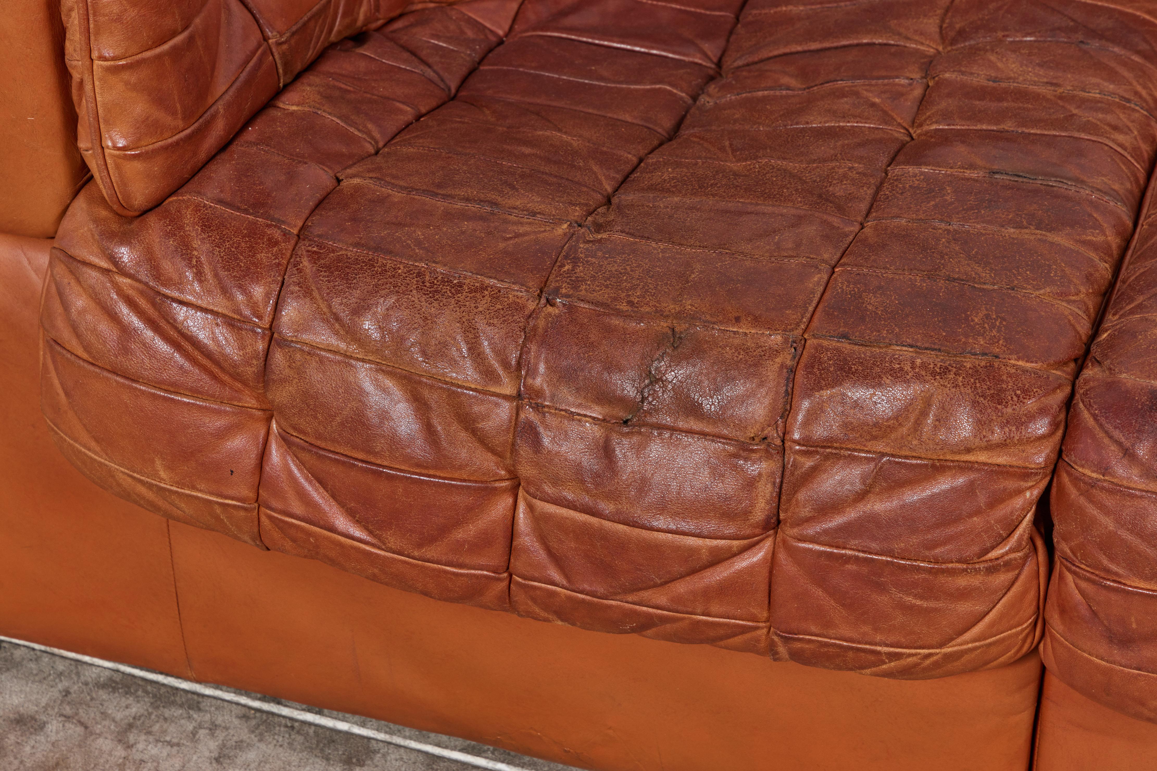 DS-11 Patchwork Leather Sectional Sofa for De Sede 7