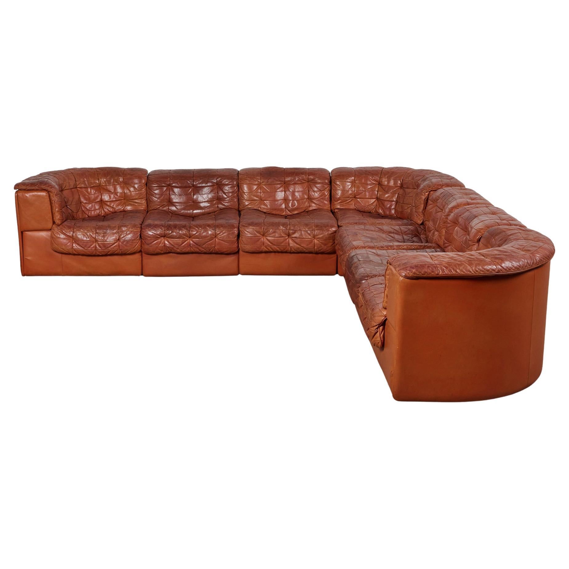 DS-11 Patchwork Leather Sectional Sofa for De Sede