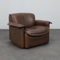 DS-12 Leather Lounge Chair by De Sede, Switzerland, 1970s