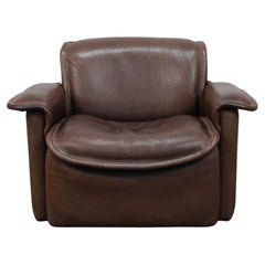 DS-12 Leather Lounge Chair by De Sede, Switzerland, 1970s