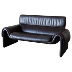 DS-2011 in Brown Leather Sofa by De Sede