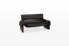 DS-2011 Sofa di De Sede, Salotto in pelle marrone scuro