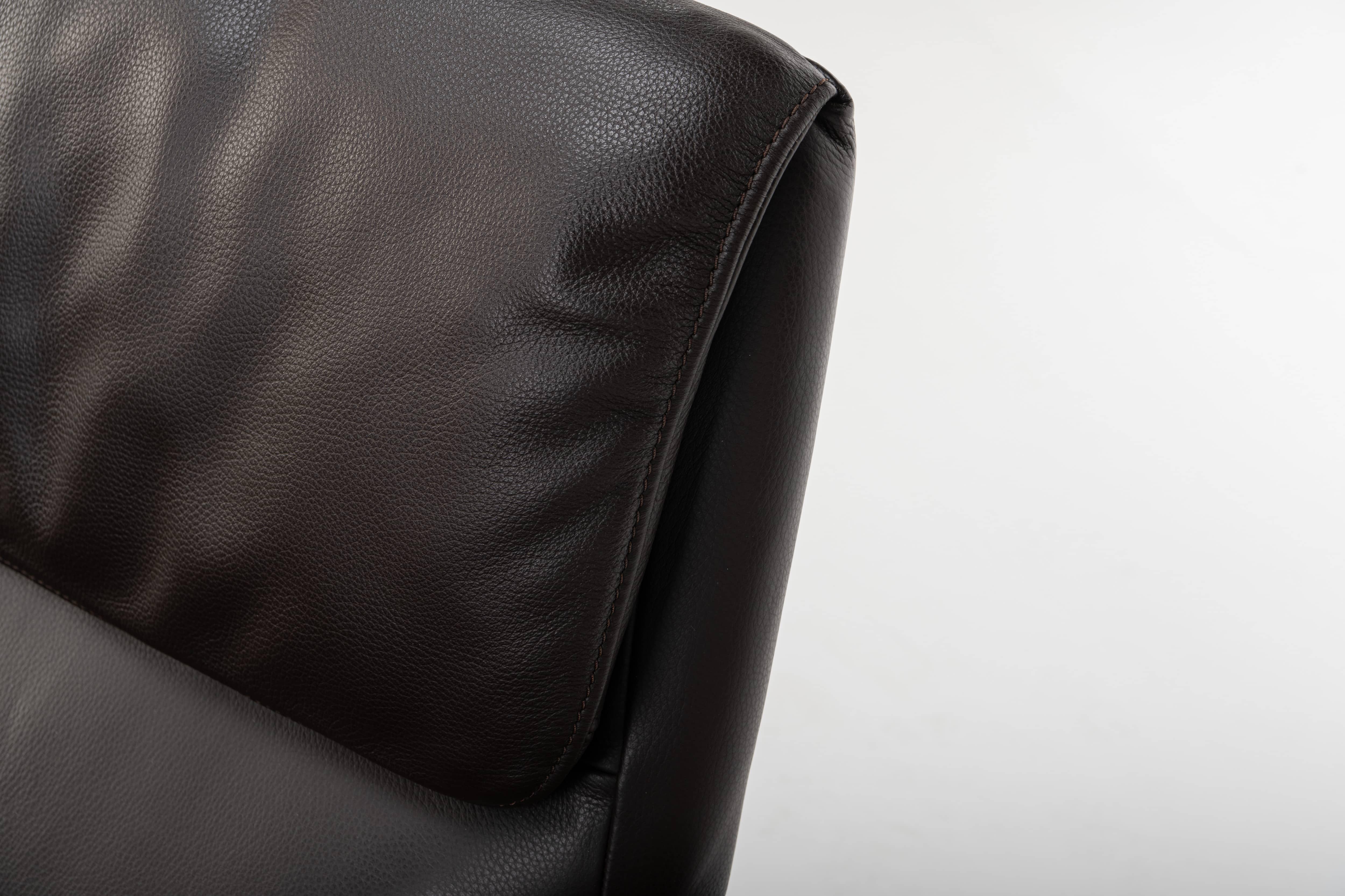 DS-2011 Sofa by De Sede, Salon en cuir brun foncé Bon état - En vente à Ranst, VAN