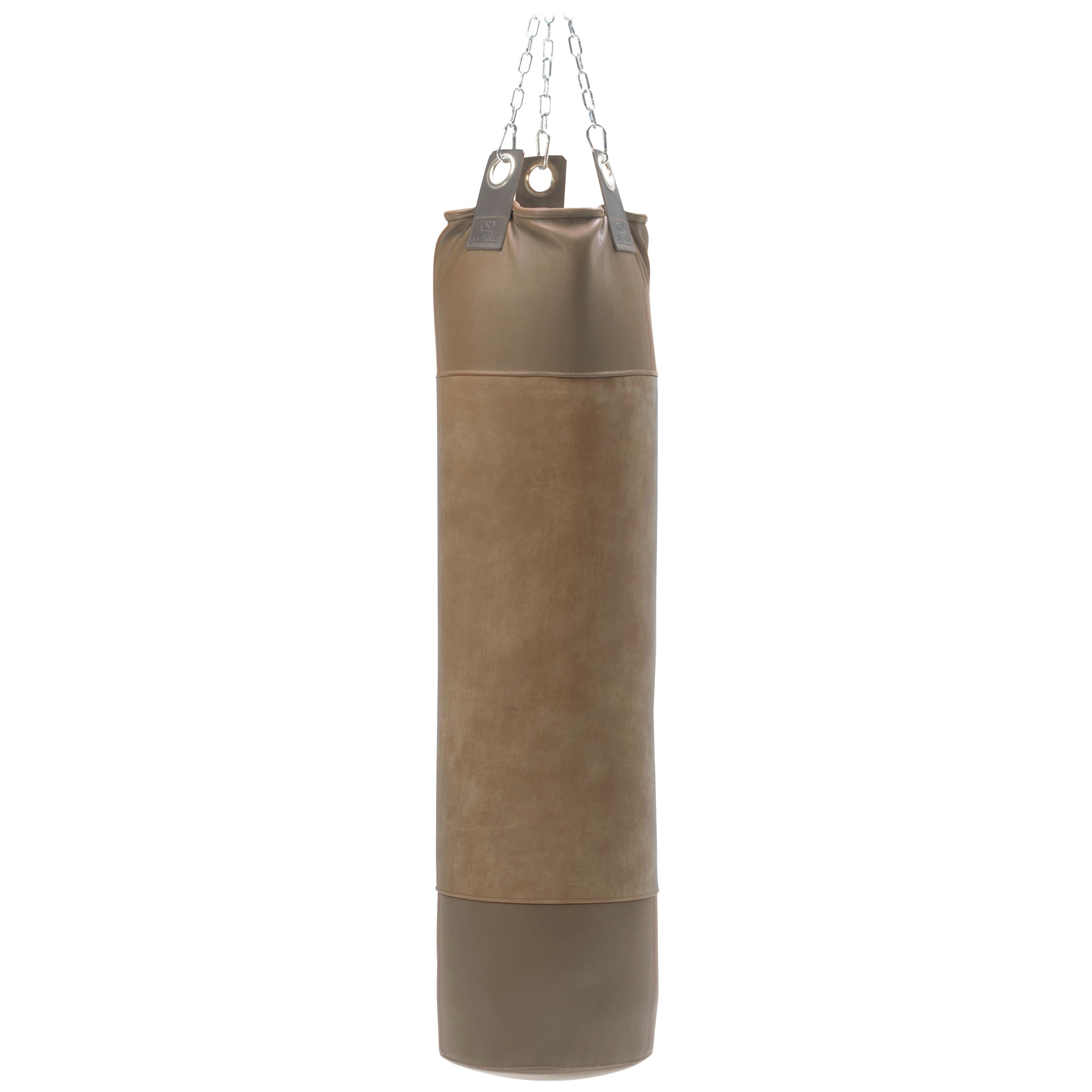 For Sale: Brown (Nougat) DS-2878 Boxing Handstitched Leather Punching Bag by De Sede