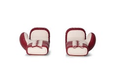 DS-2878 Italian Pop Boxing Glove Chaise Lounge Left in Leather by De Sede